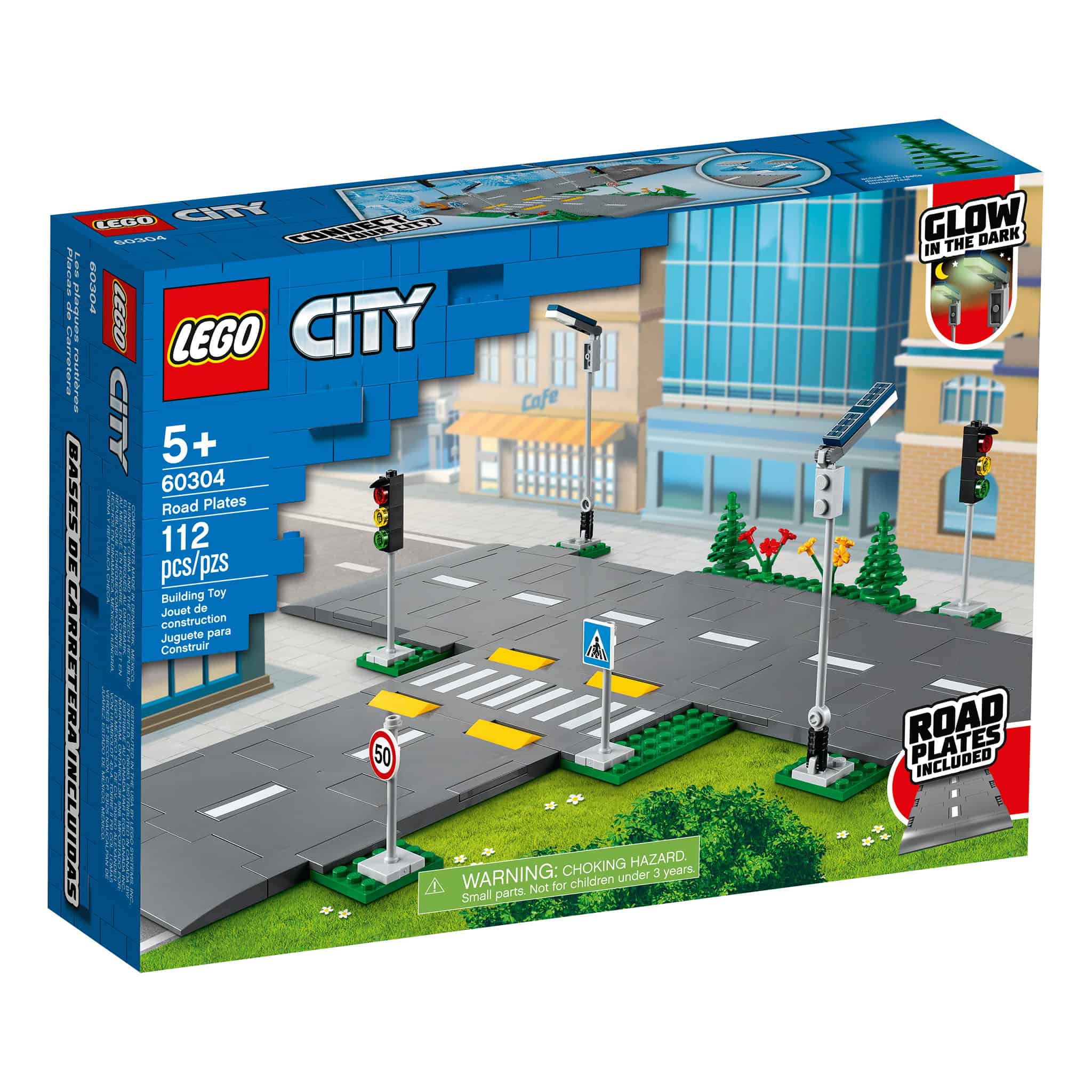 LEGO® City Road Plates, 112 Pieces - Image 3