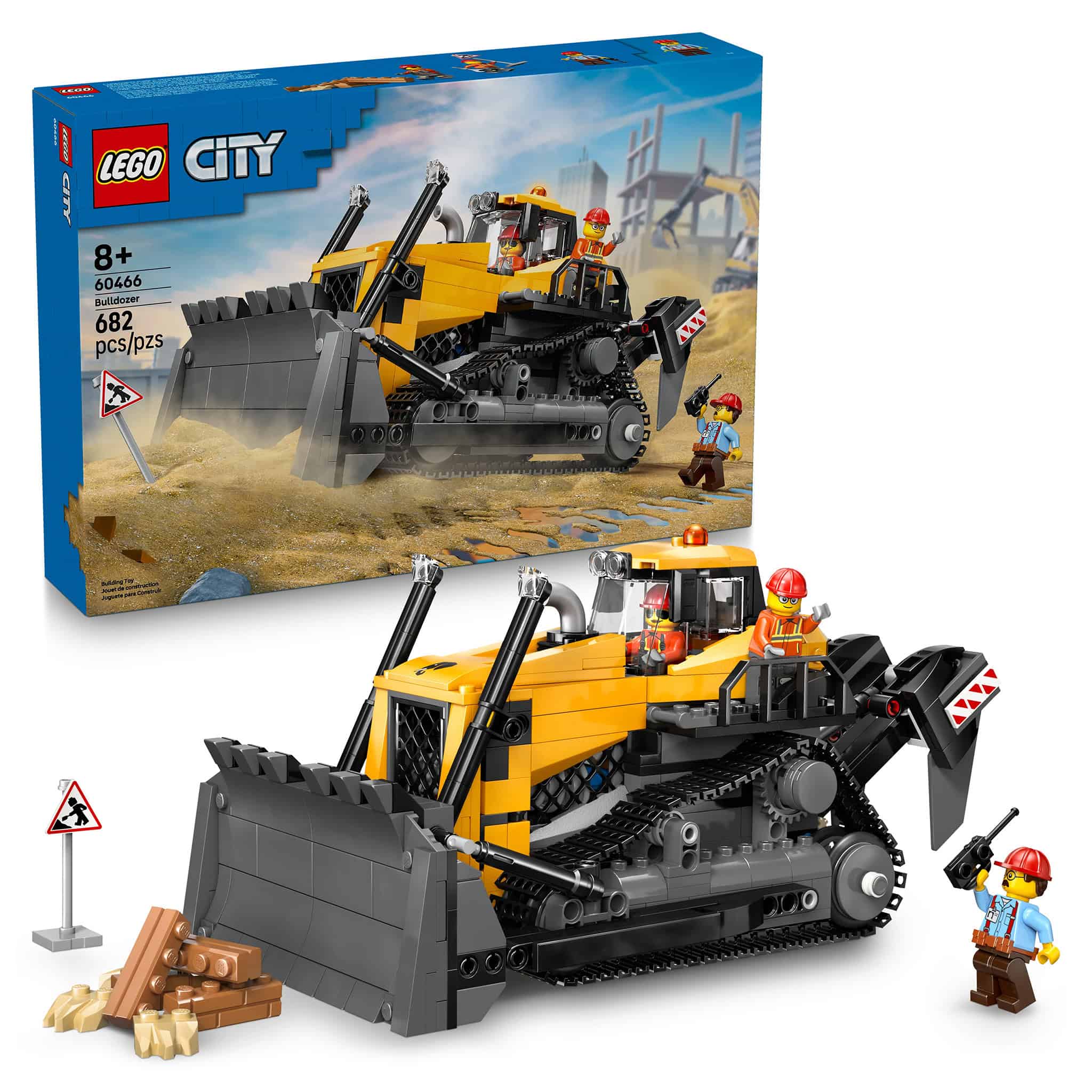 LEGO® City Yellow Bulldozer, 682 Pieces