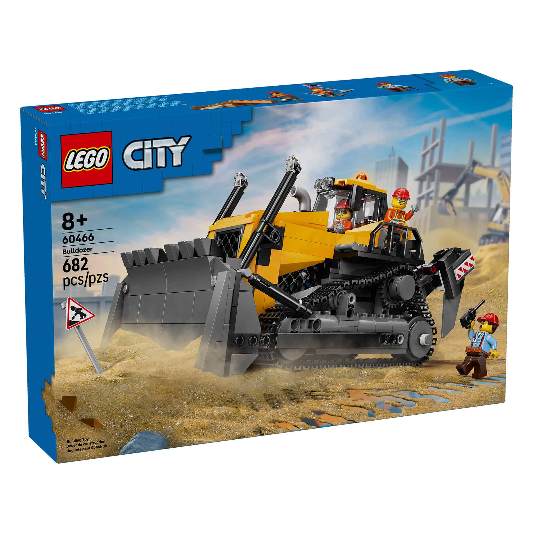 LEGO® City Yellow Bulldozer, 682 Pieces - Image 3