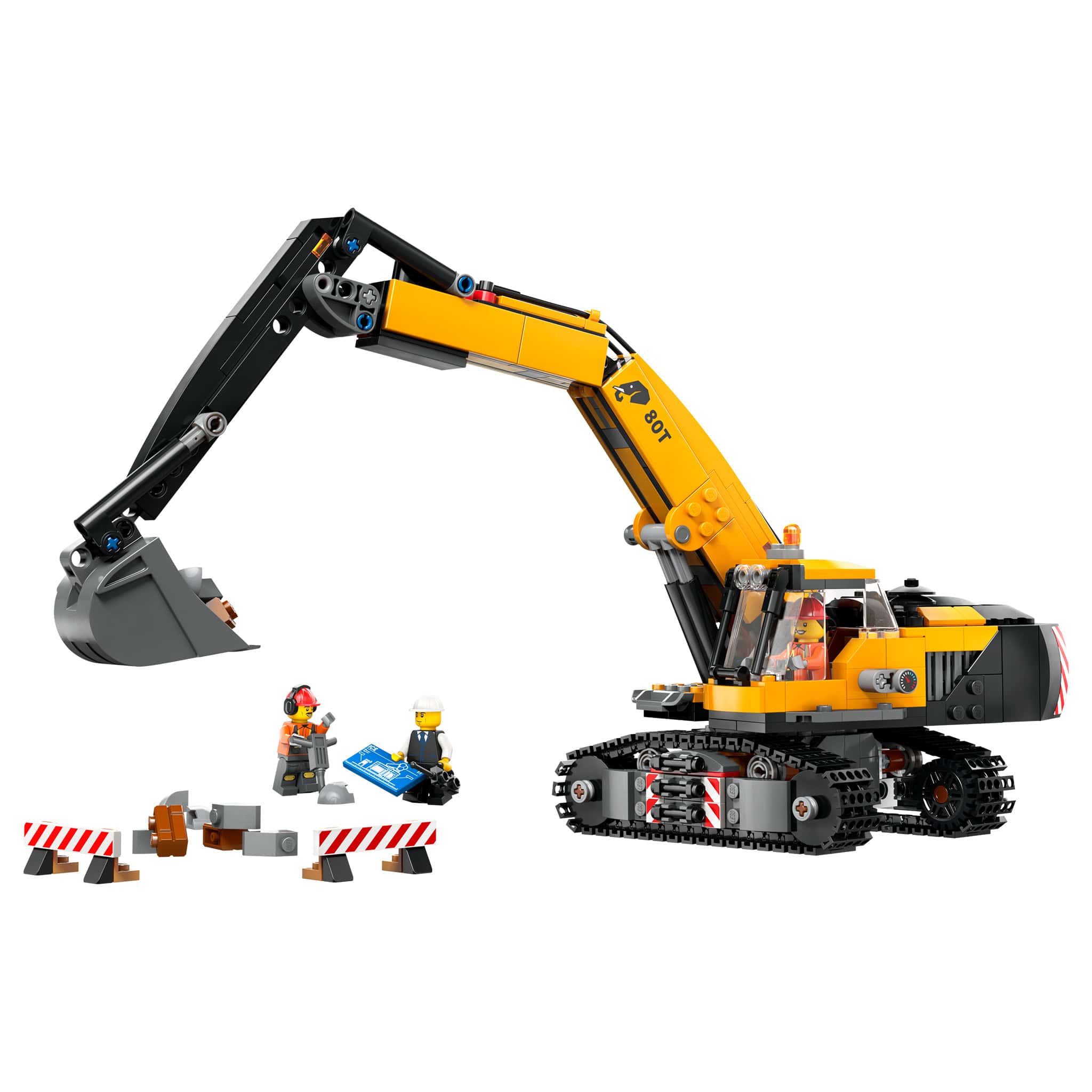 LEGO® City Yellow Construction Excavator, 633 Pieces - Image 2