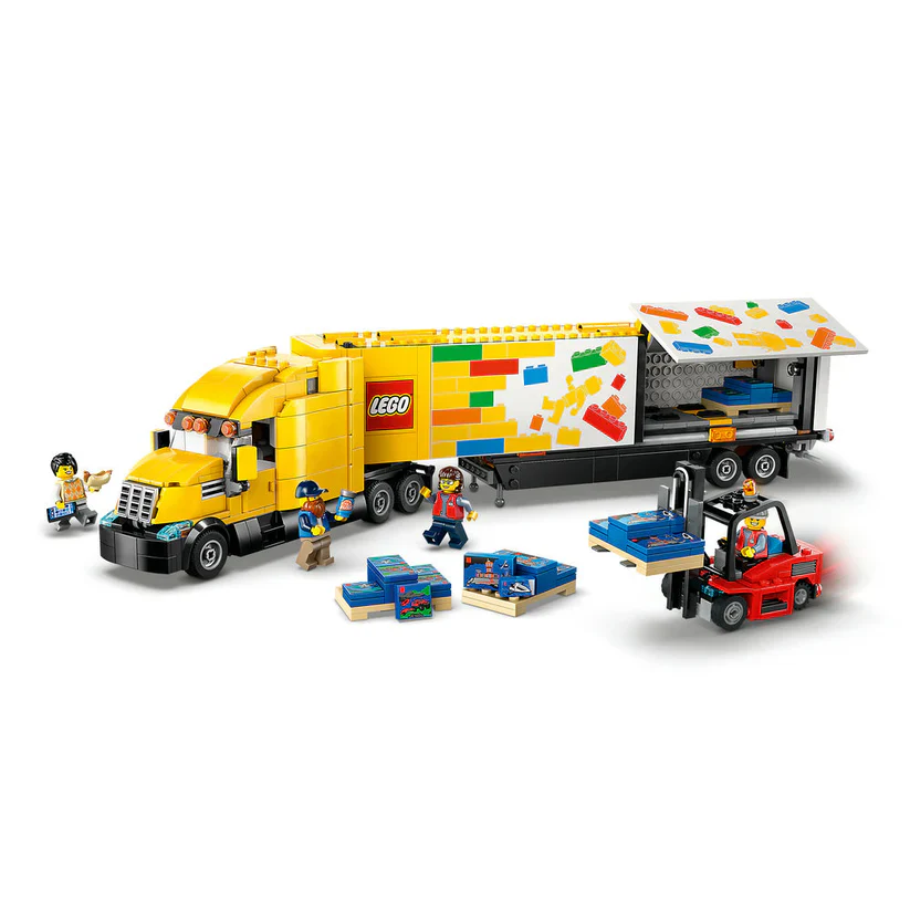 LEGO® City Yellow Delivery Truck, 1,061 Pieces - Image 2