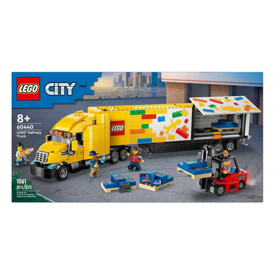 LEGO® City Yellow Delivery Truck, 1,061 Pieces - Image 3