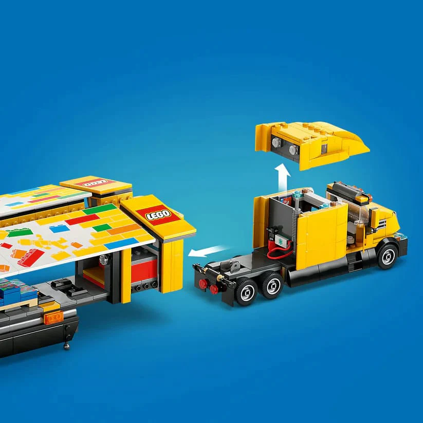 LEGO® City Yellow Delivery Truck, 1,061 Pieces - Image 6