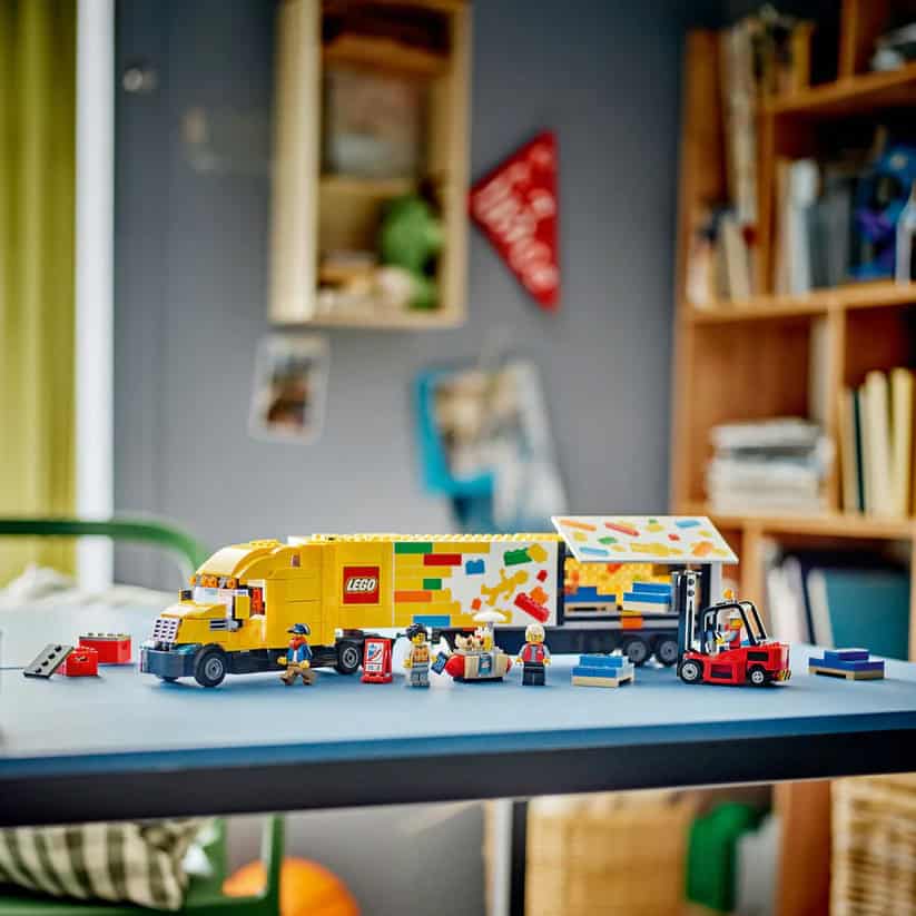 LEGO® City Yellow Delivery Truck, 1,061 Pieces - Image 8