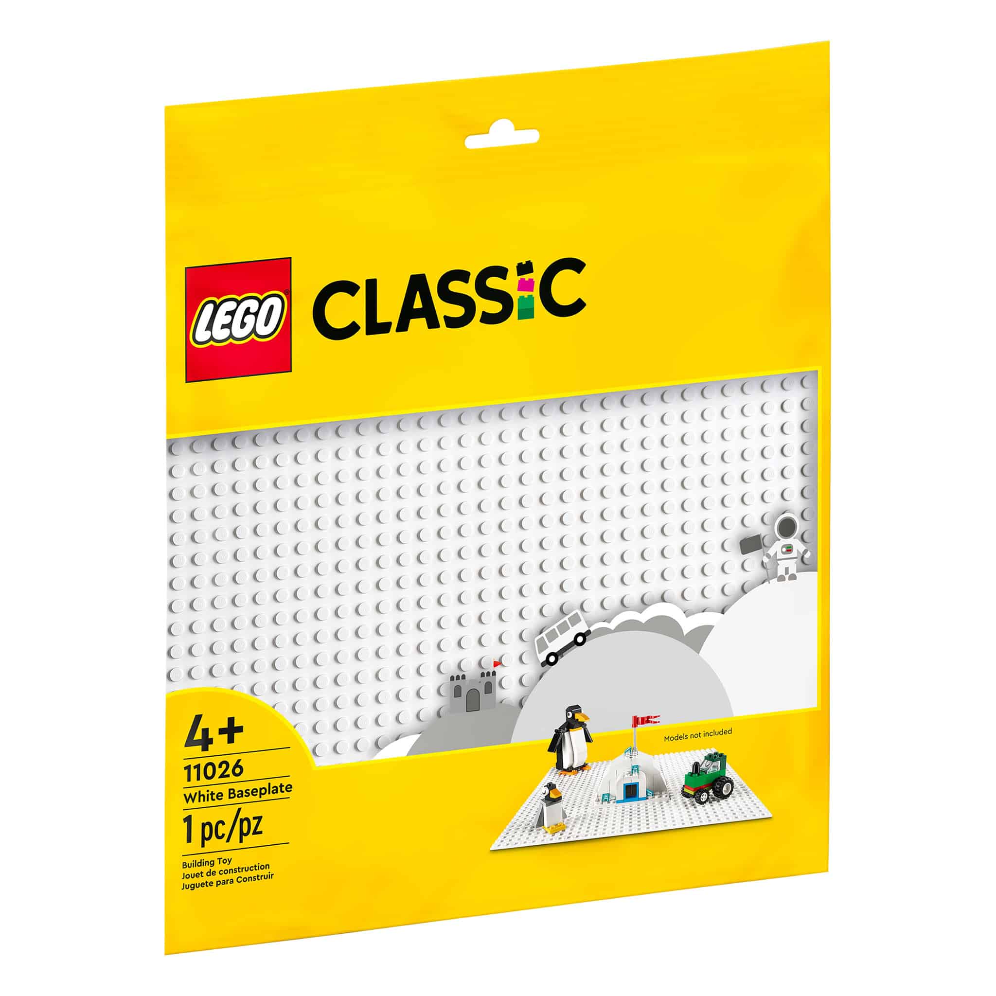 LEGO® Classic White Baseplate, 1 Piece - Image 3