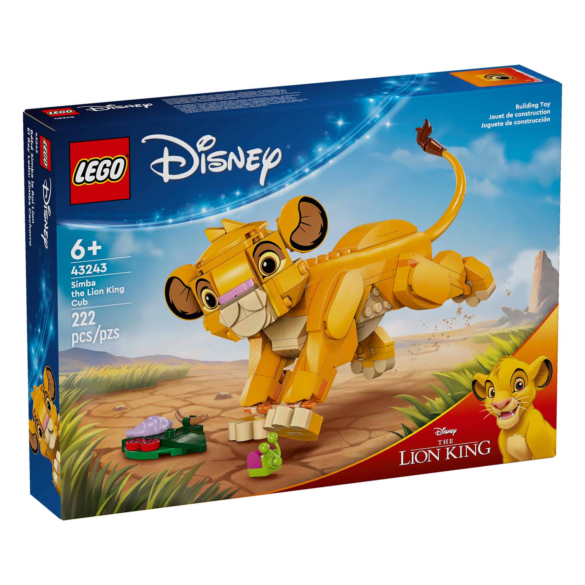 LEGO® Disney Simba the Lion King Cub, 222 Pieces - Image 3