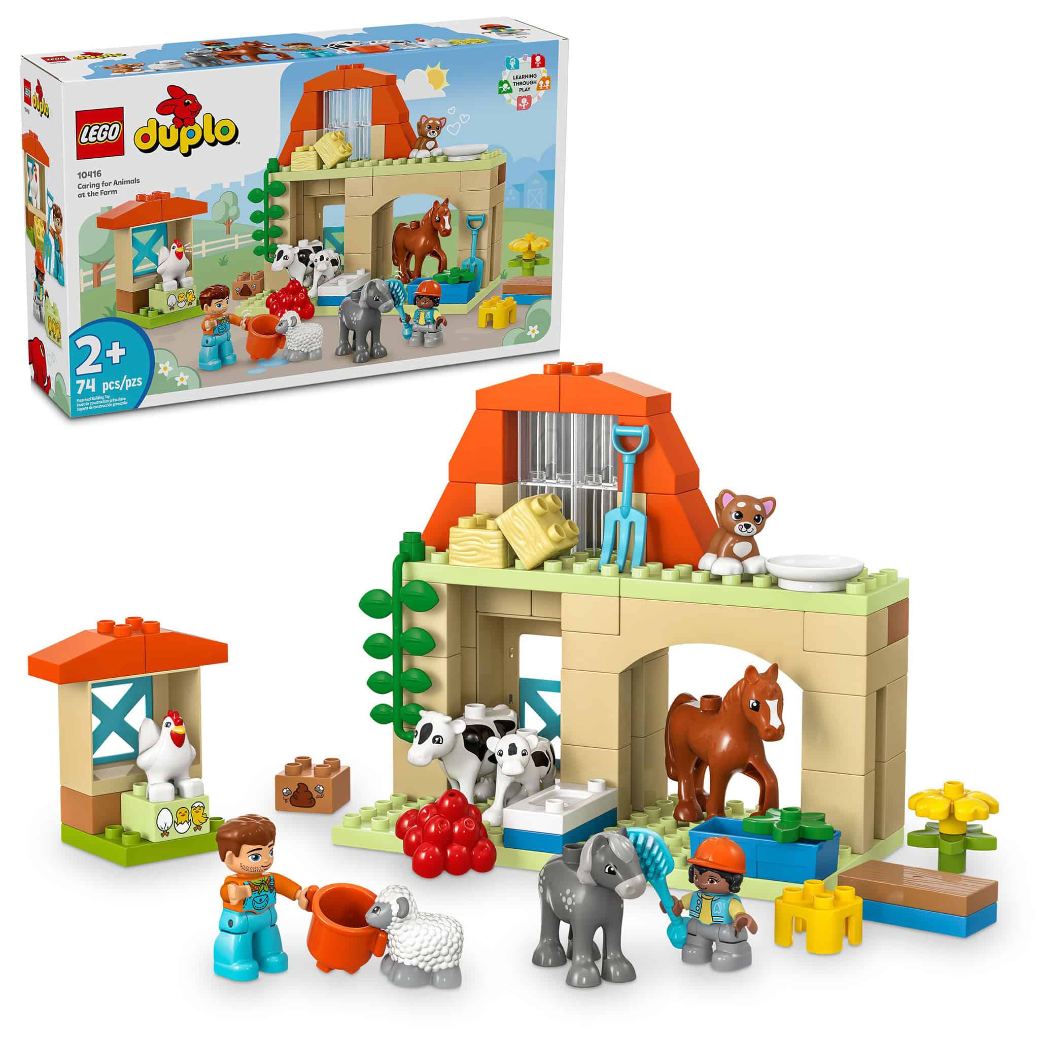 LEGO® DUPLO® Caring for the Animals at the Farm, 74 Pieces