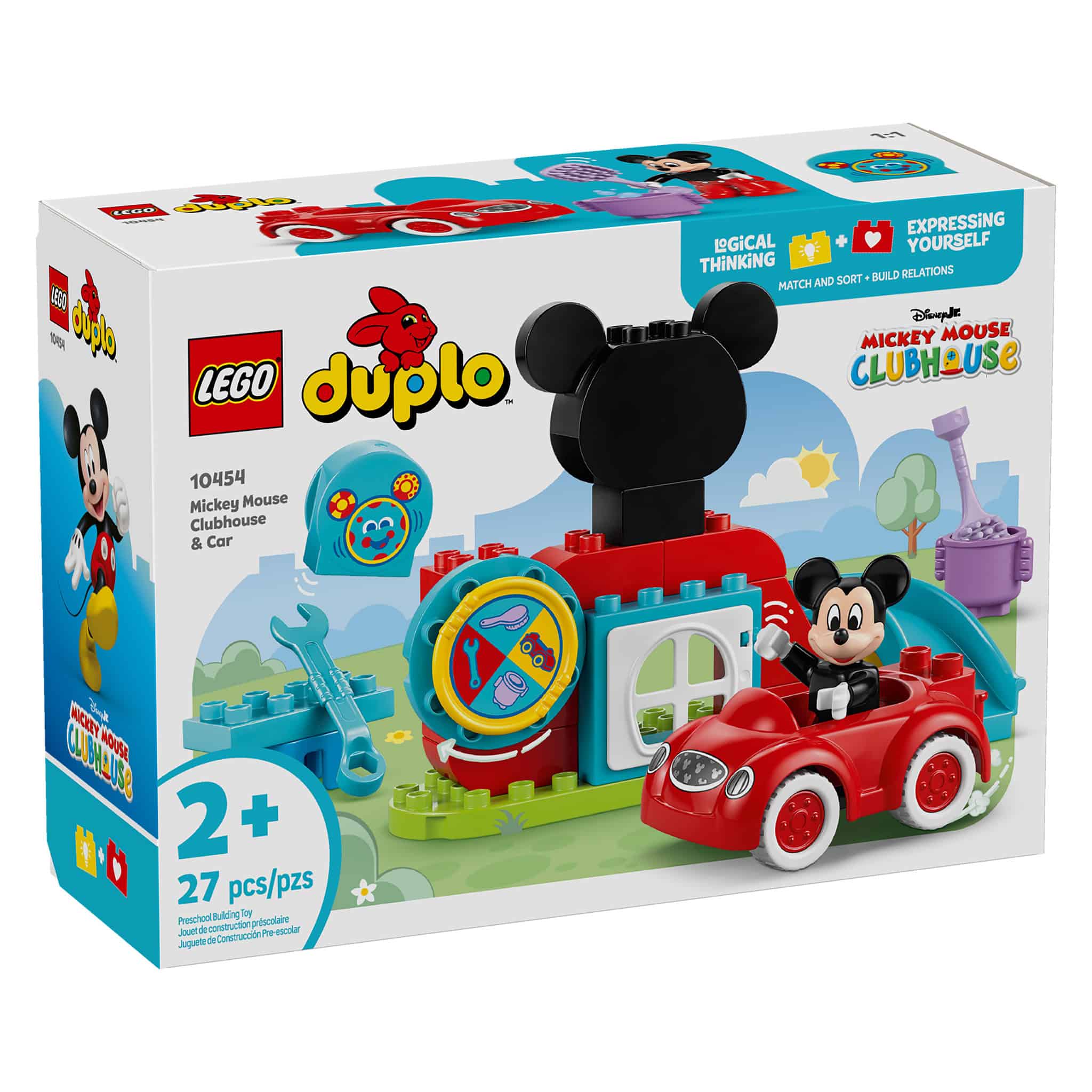LEGO® DUPLO® Mickey Mouse Clubhouse & Car, 27 Pieces - Image 3