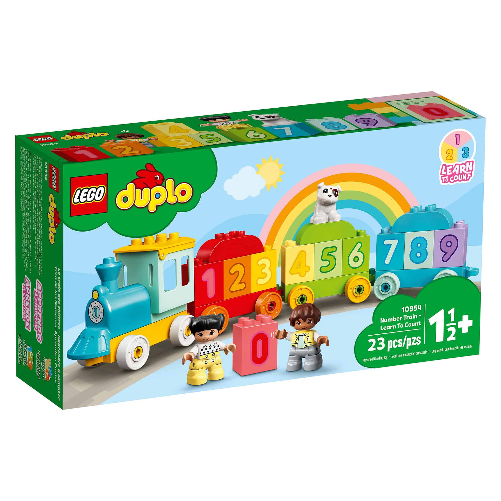 LEGO® DUPLO® Number Train with Minifigures – Learn to Count, 23 Pieces - Image 3
