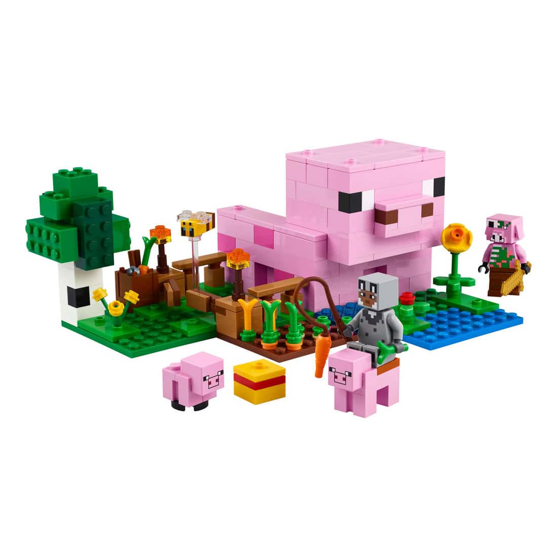 LEGO® Minecraft® The Baby Pig House, 238 Pieces - Image 2