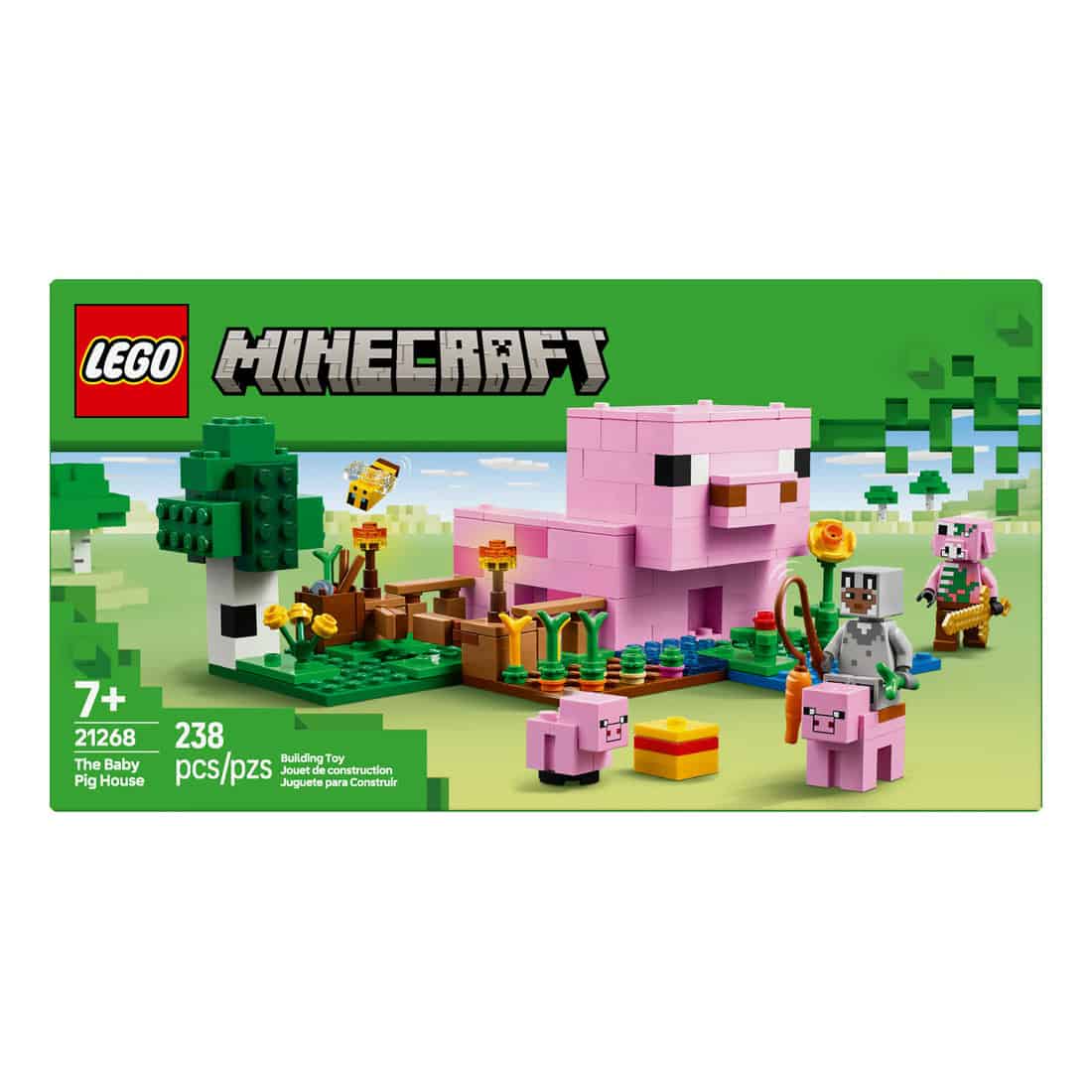 LEGO® Minecraft® The Baby Pig House, 238 Pieces - Image 3