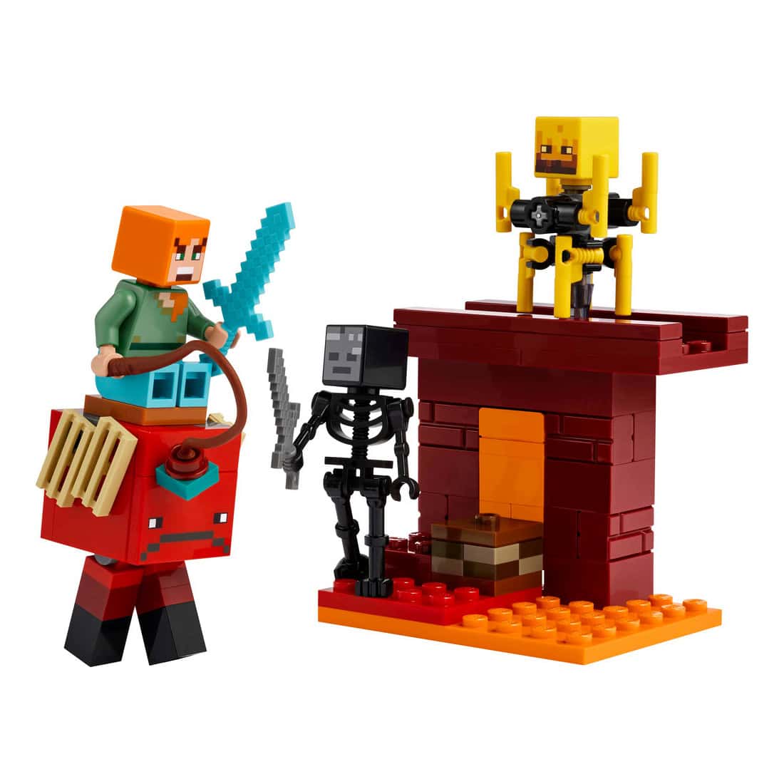 LEGO® Minecraft® The Nether Lava Battle, 99 Pieces - Image 2