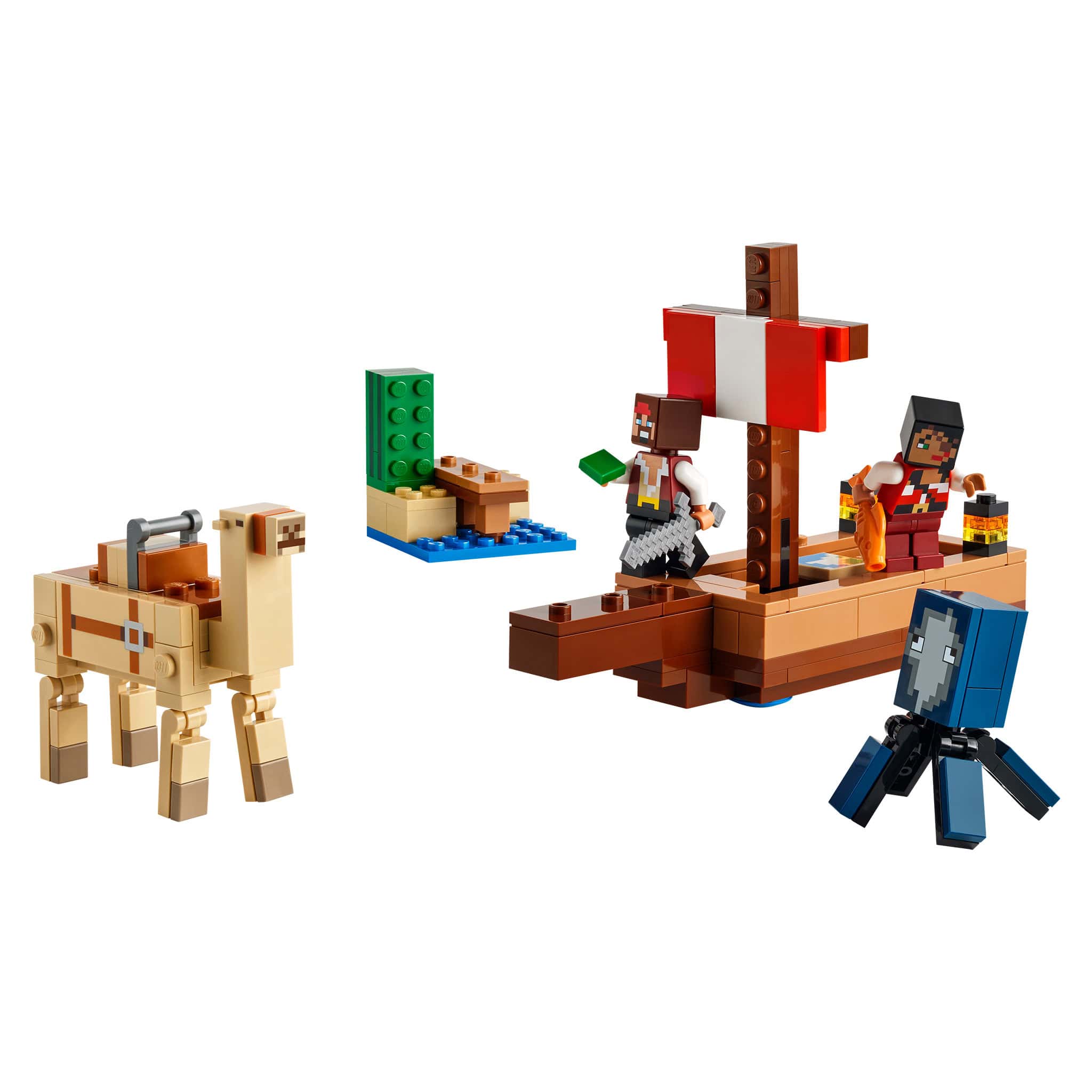 LEGO® Minecraft® The Pirate Ship Voyage, 166 Pieces - Image 2