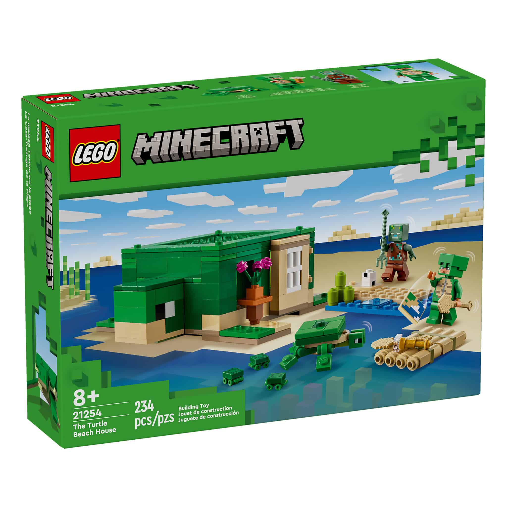 LEGO® Minecraft® The Turtle Beach House, 234 Pieces - Image 3