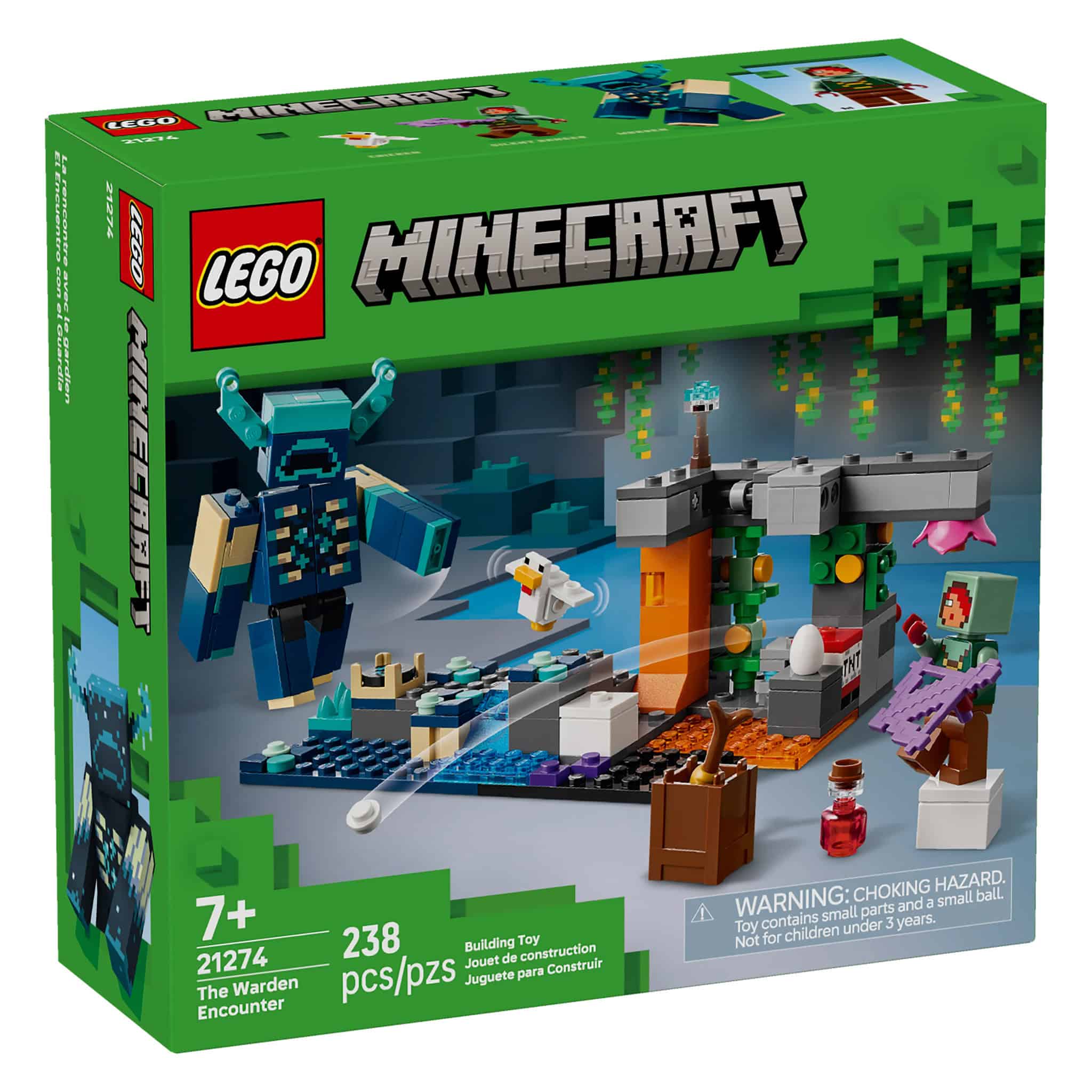 LEGO® Minecraft® The Warden Encounter, 238 Pieces - Image 3