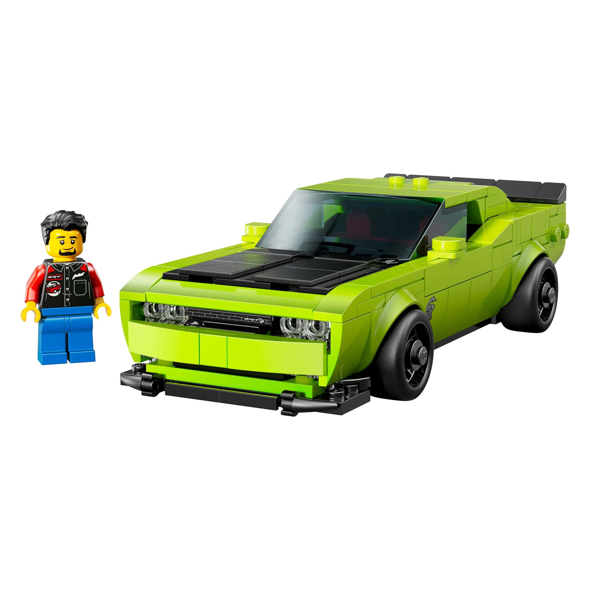 LEGO® Speed Champions Dodge Challenger SRT Hellcat Sports Car, 390 Pieces - Image 2