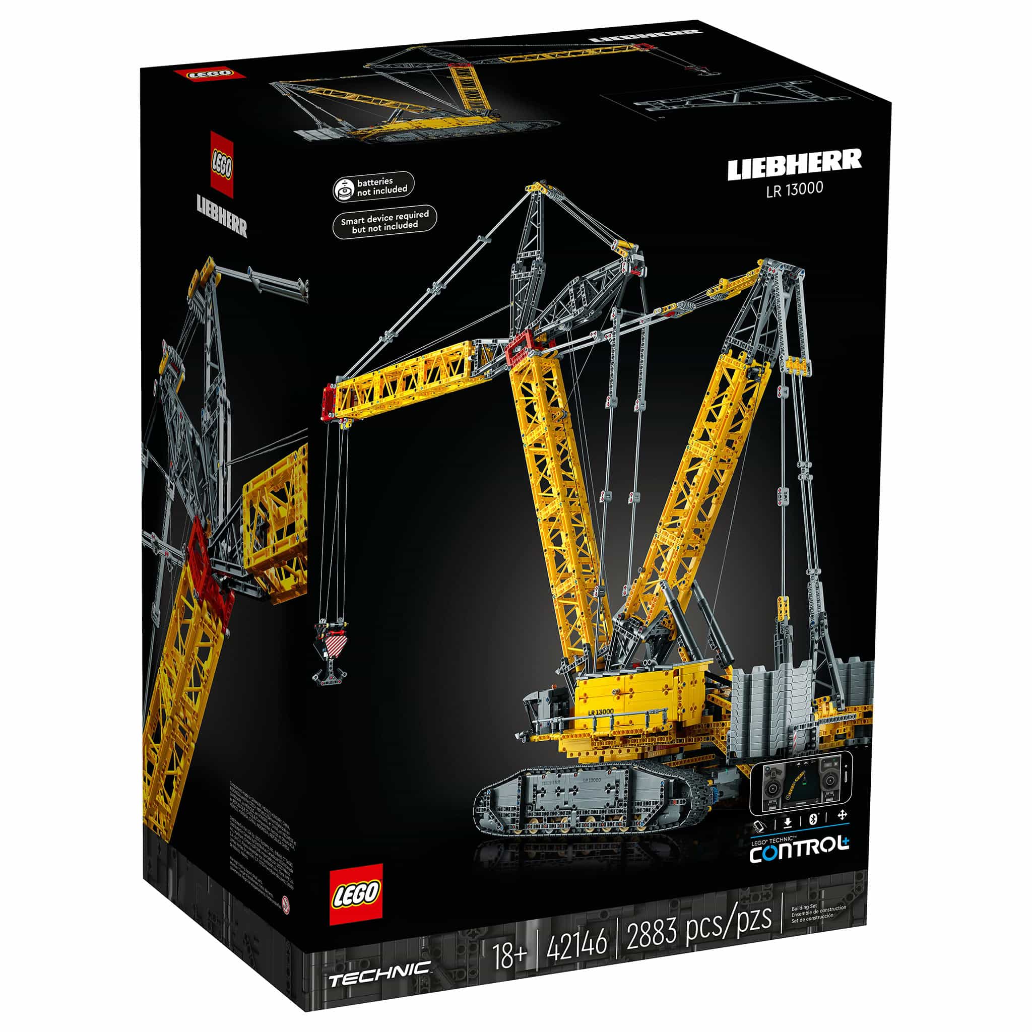 LEGO® Technic™ Liebherr Crawler Crane, 2,883 Pieces - Image 3