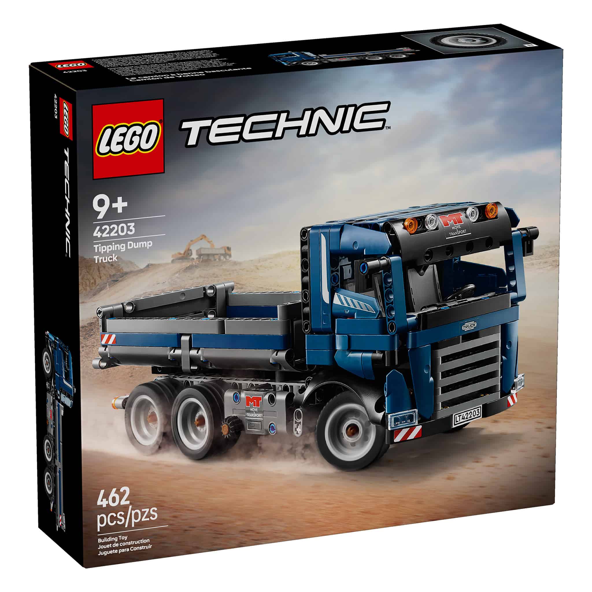 LEGO® Technic™ Tipping Dump Truck, 462 Pieces - Image 3