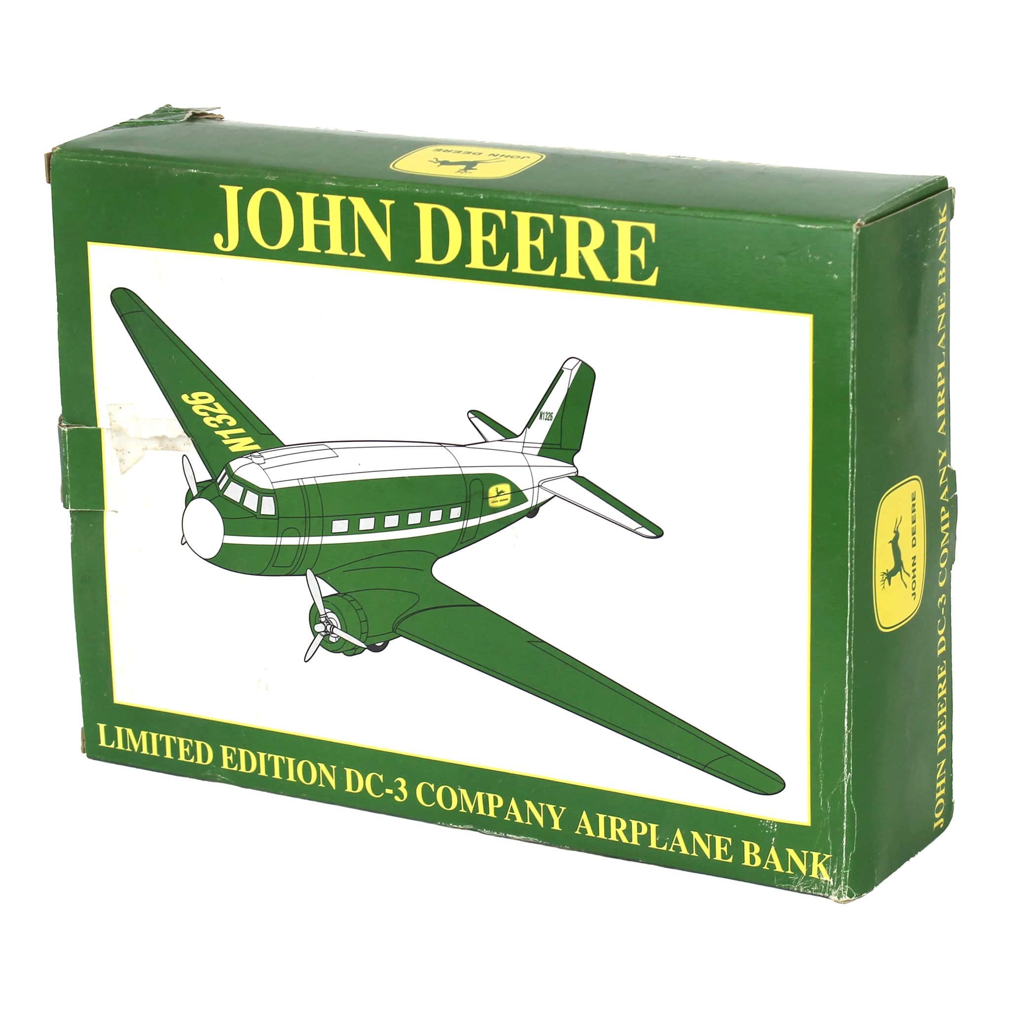1994 John Deere DC-3 Airplane Bank, Limited Edition by SpecCast - Image 6