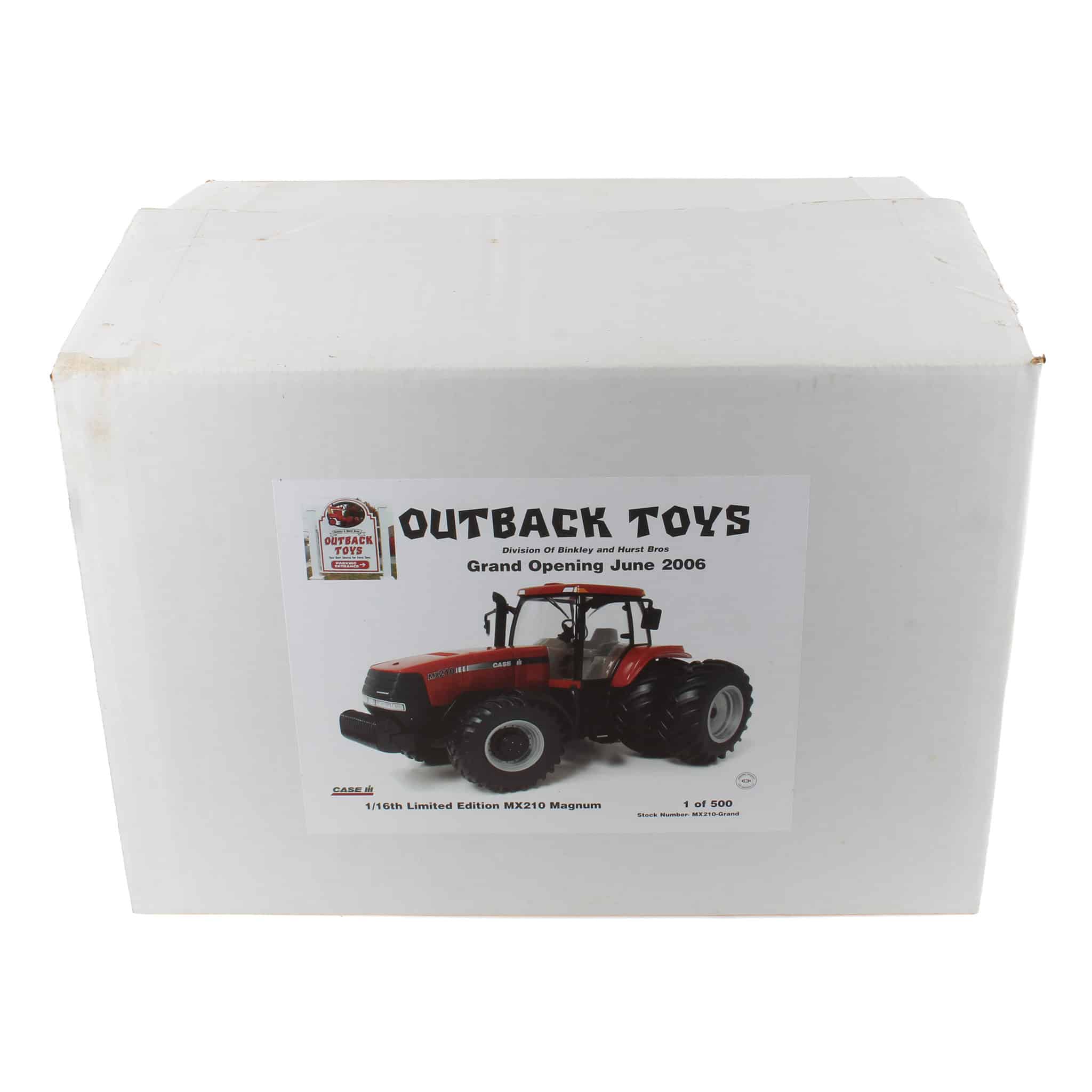 1/16 Case IH MX210 Magnum Tractor with Duals by ERTL, Outback Toys Grand Opening Limited Edition - 1 of 500 - Image 2