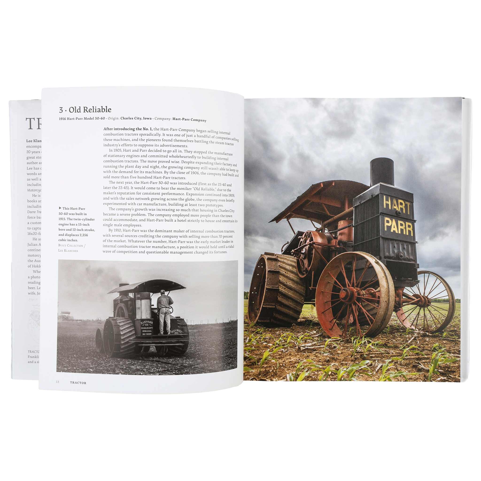 Limited Edition Red Cover Tractor Book by Lee Klancher - Image 2