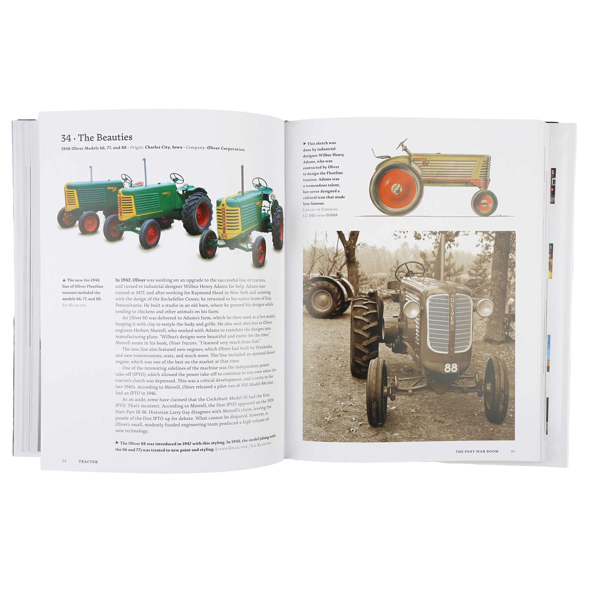Limited Edition Red Cover Tractor Book by Lee Klancher - Image 5