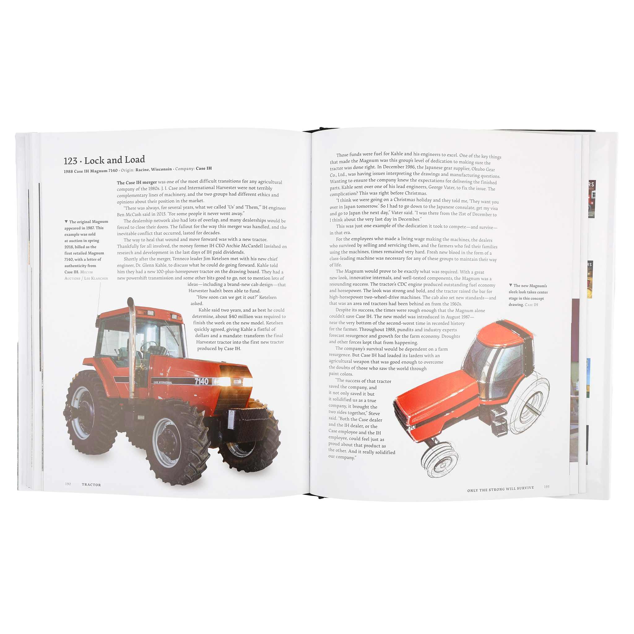 Limited Edition Red Cover Tractor Book by Lee Klancher - Image 8