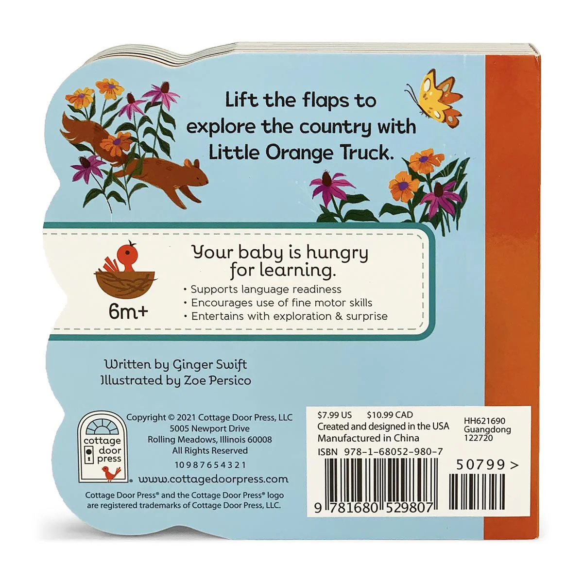 Little Orange Truck Lift-a-Flap Board Book - Image 6