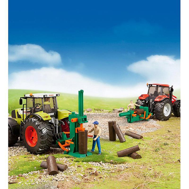 Log Splitting Set with Man by Bruder - Image 4