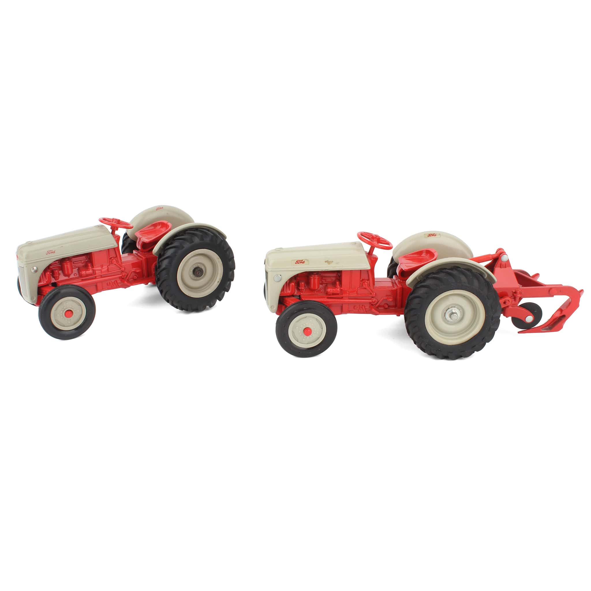 Lot of (1) 1/16 Ford Tractor and (1) 1/16 Ford Tractor with Plow by ERTL
