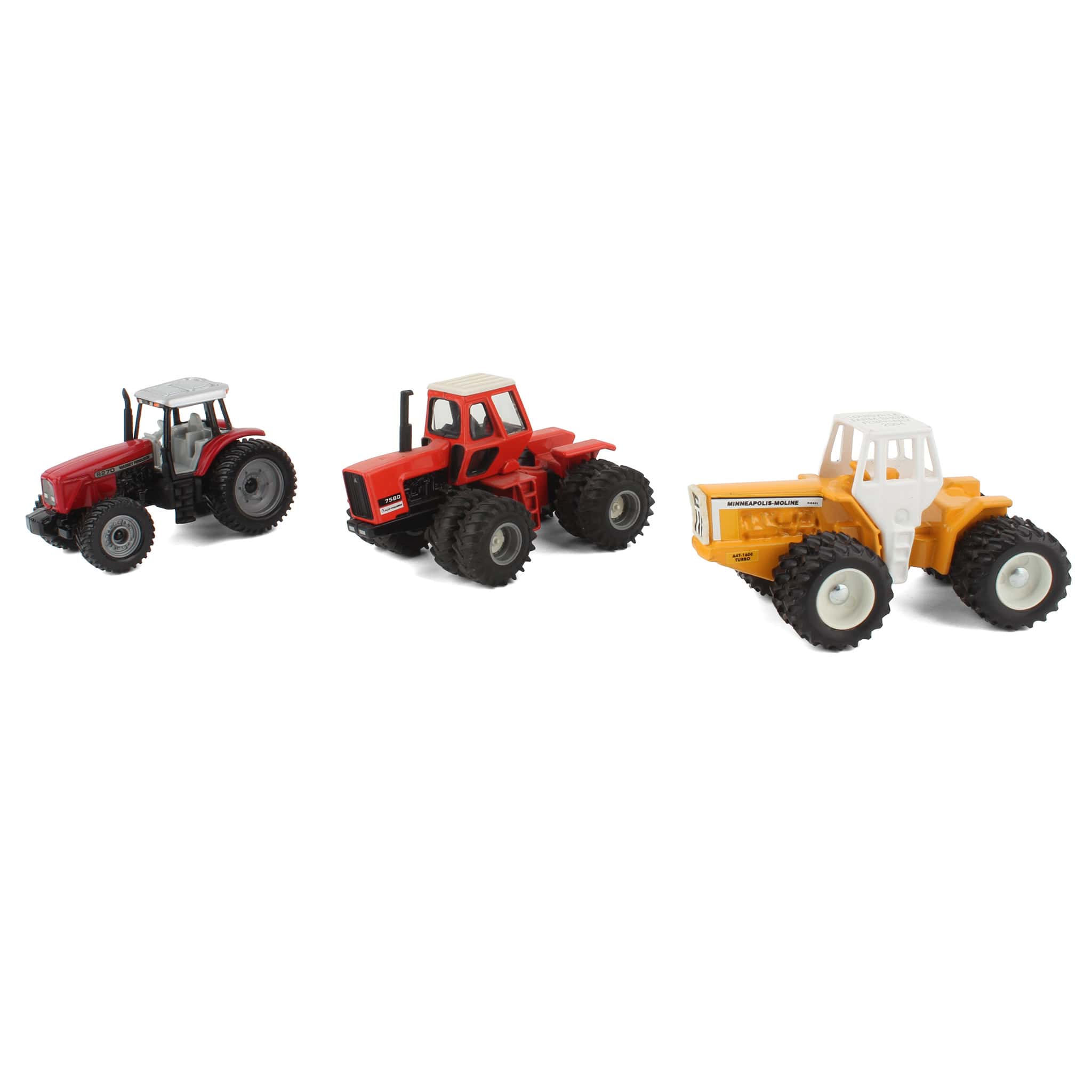 Lot of (1) 1/64 AC Tractor, (1) 1/64 MF Tractor, and (1) 1/64 MM Tractor by ERTL and Scale Models - Image 2