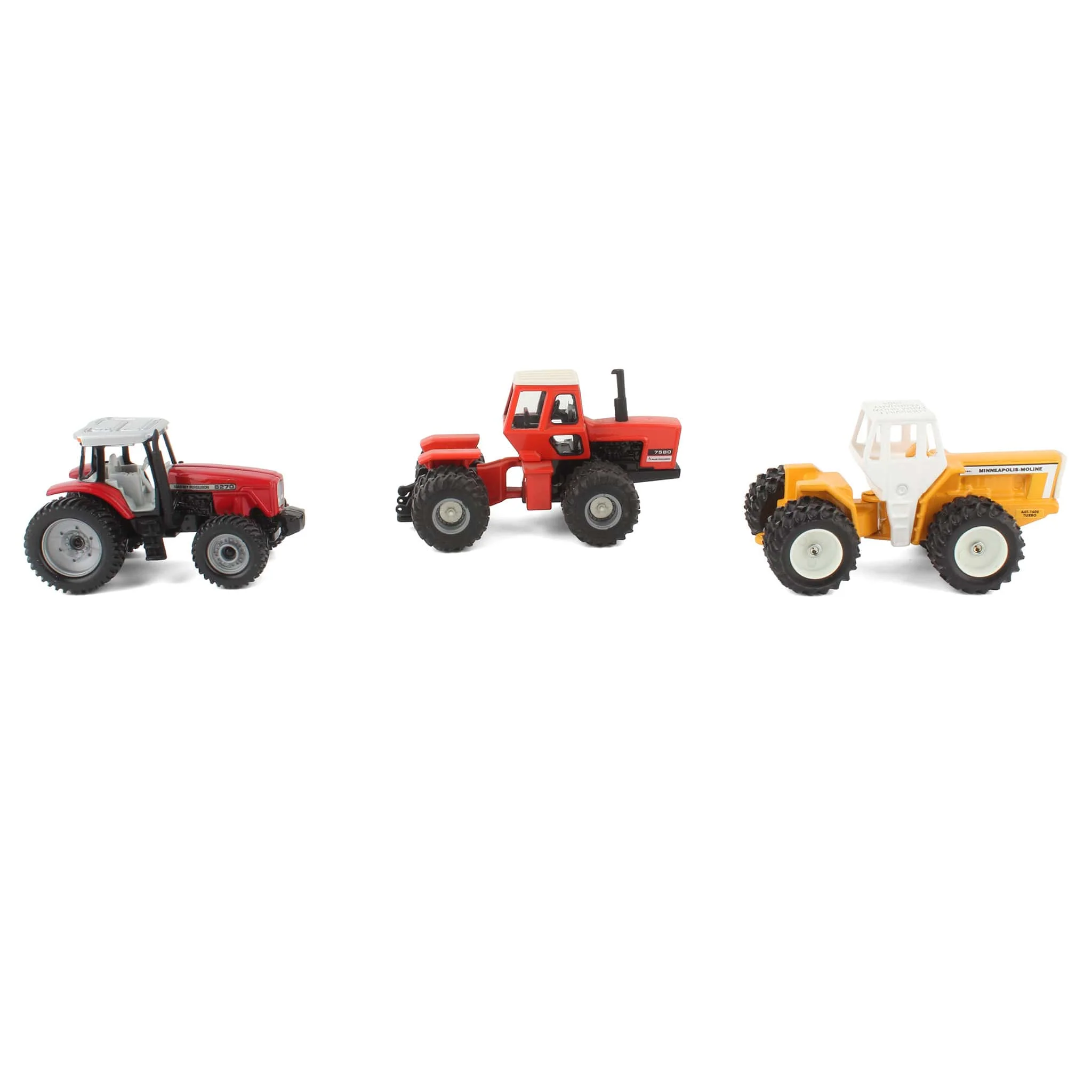 Lot of (1) 1/64 AC Tractor, (1) 1/64 MF Tractor, and (1) 1/64 MM Tractor by ERTL and Scale Models - Image 3