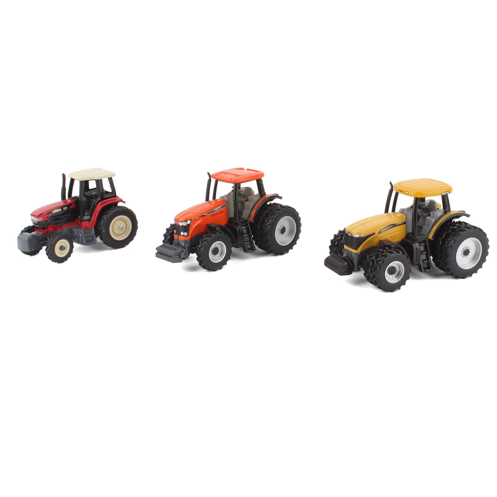 Lot of (1) 1/64 Challenger, (1) 1/64 AGCO, and (1) 1/64 Versatile Tractor by SpecCast and ERTL