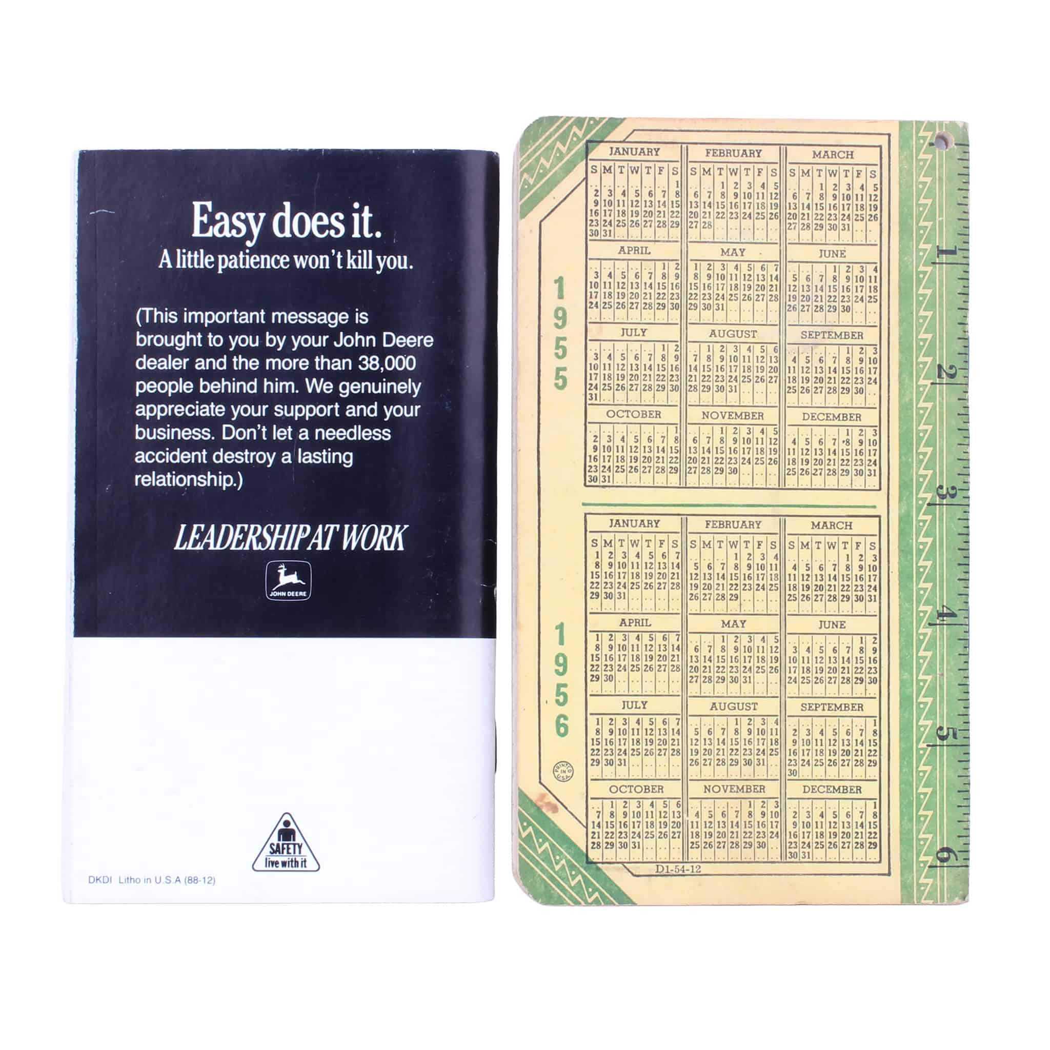 Lot of (1) Farmer's Pocket Ledger and (1) 1989 Farm Management Notebook - Unused - Image 2