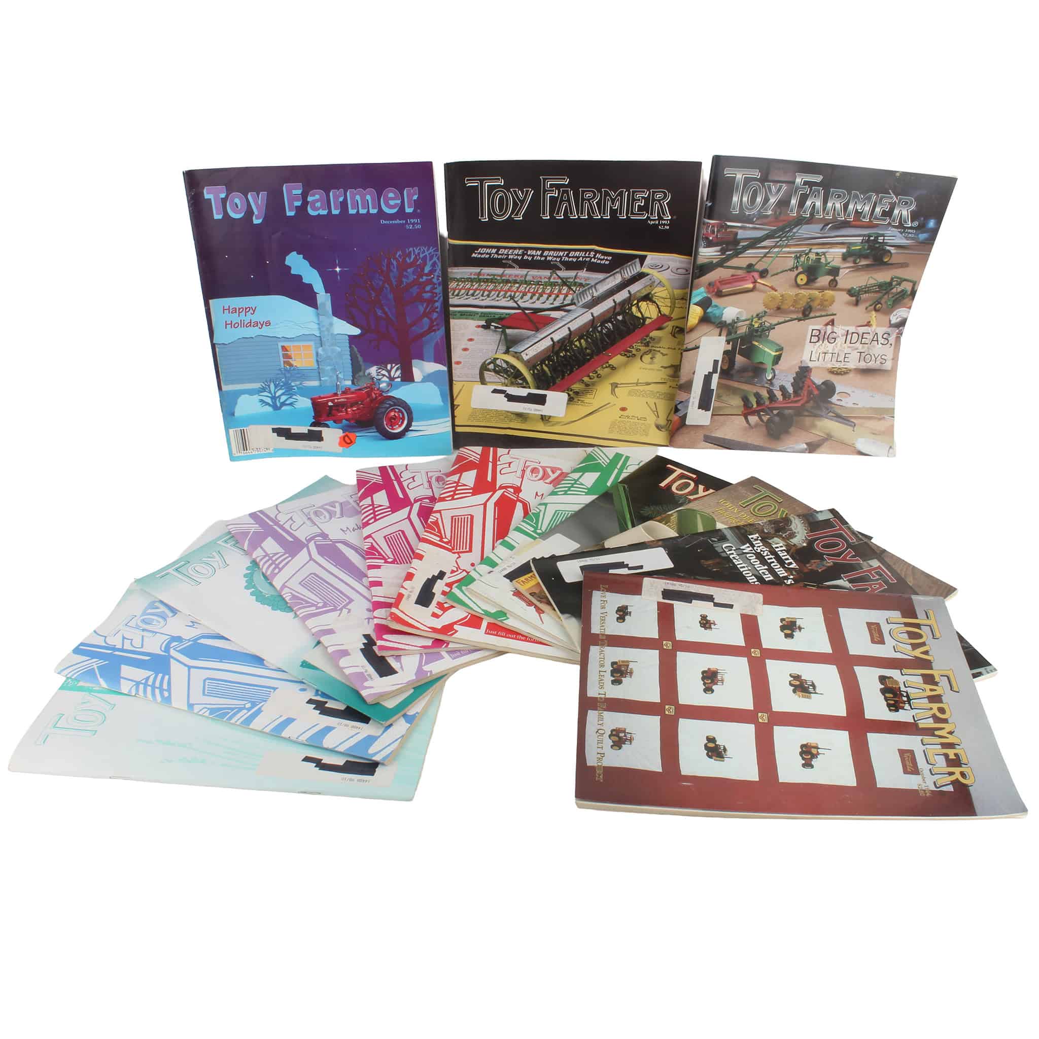 Lot of (14) Toy Farmer Issues Dated December 1991 to February 1997