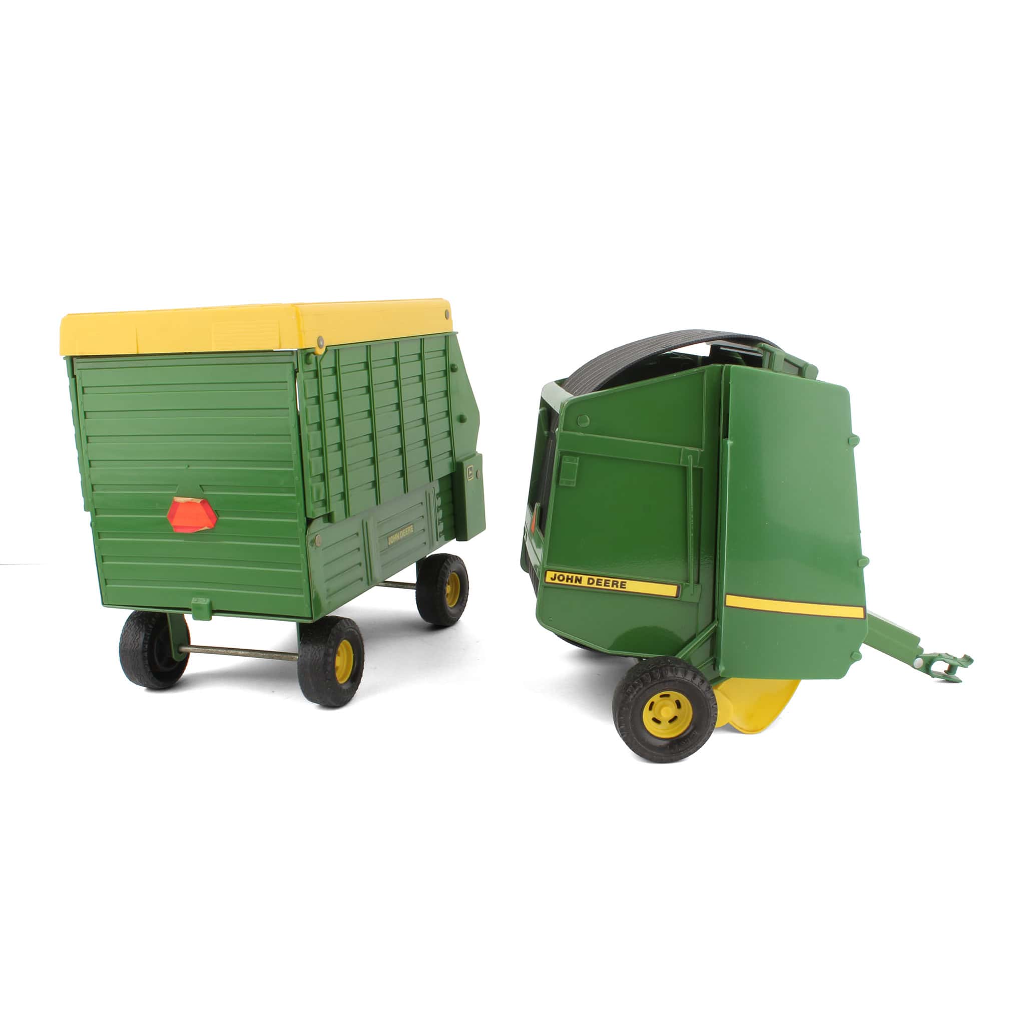 Lot of (2) 1/16 Farm Implements and (1) Free Standing Bale - Image 2