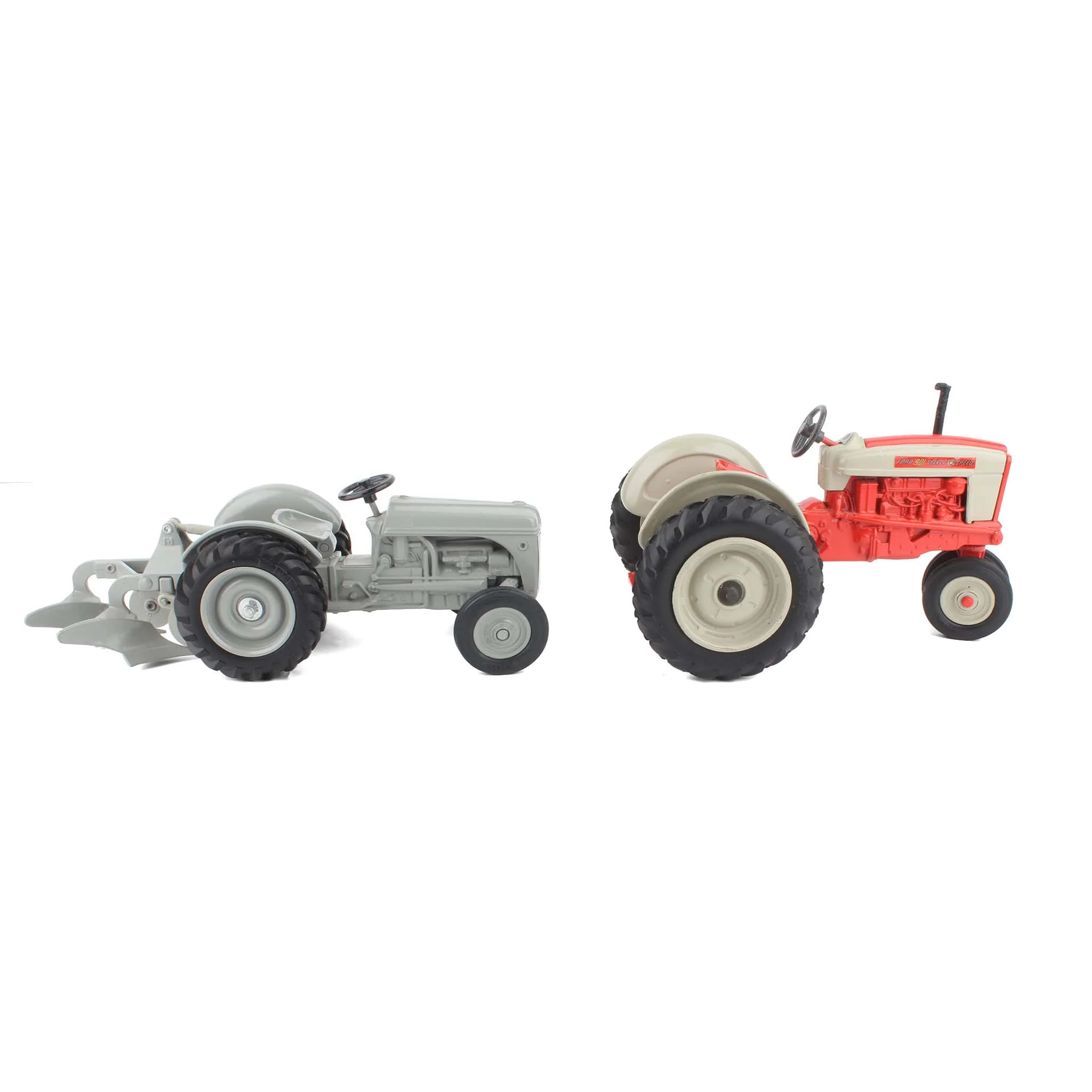 Lot of (2) 1/16 Ford Tractors and (1) Attached Implement by ERTL - Image 2