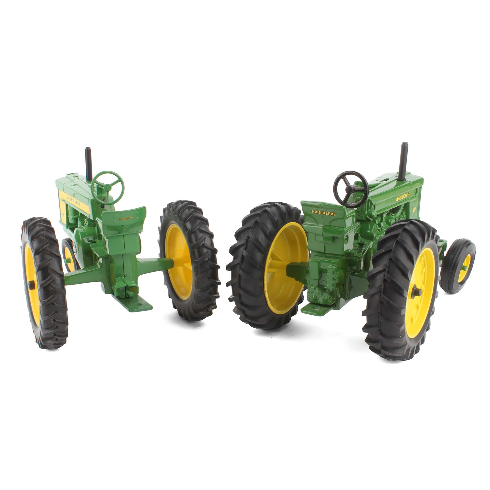 Lot of (2) 1/16 John Deere Tractors Without Cabs by ERTL - Image 2
