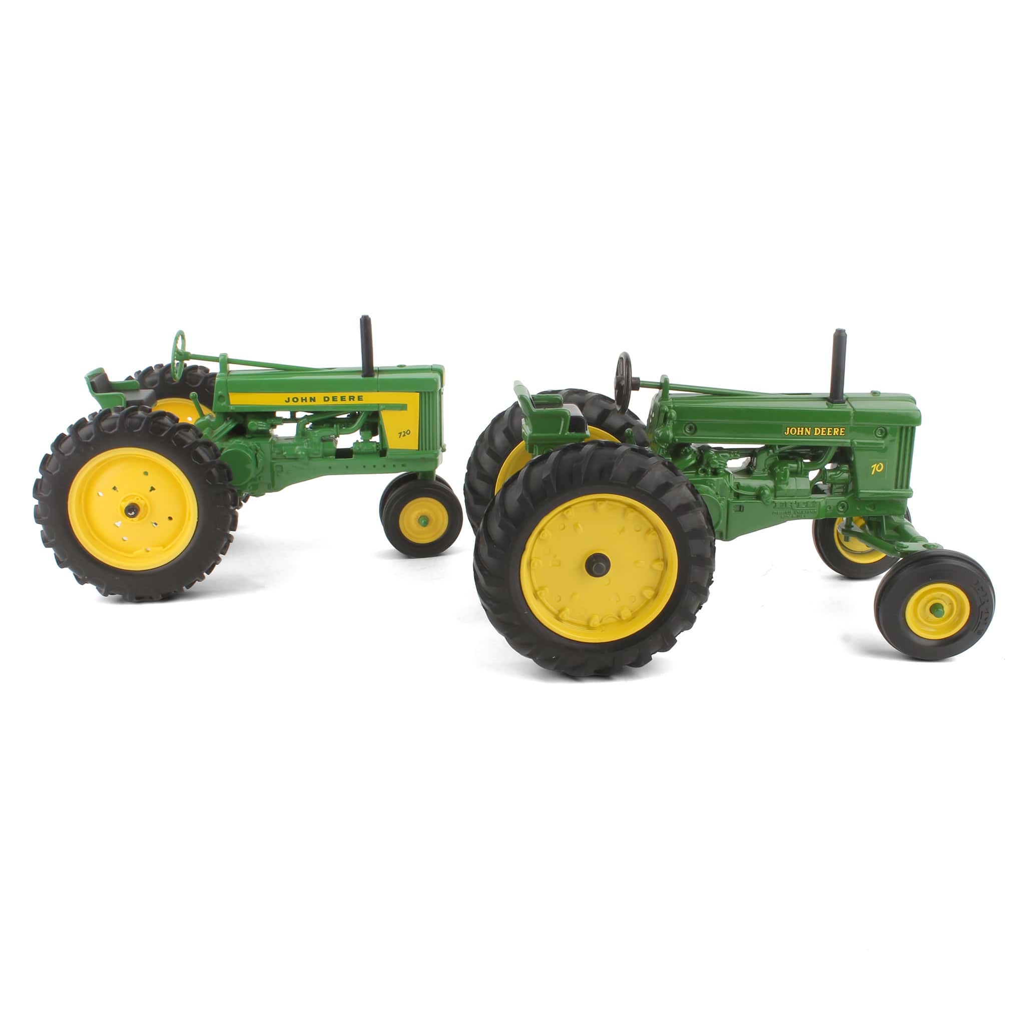 Lot of (2) 1/16 John Deere Tractors Without Cabs by ERTL - Image 3