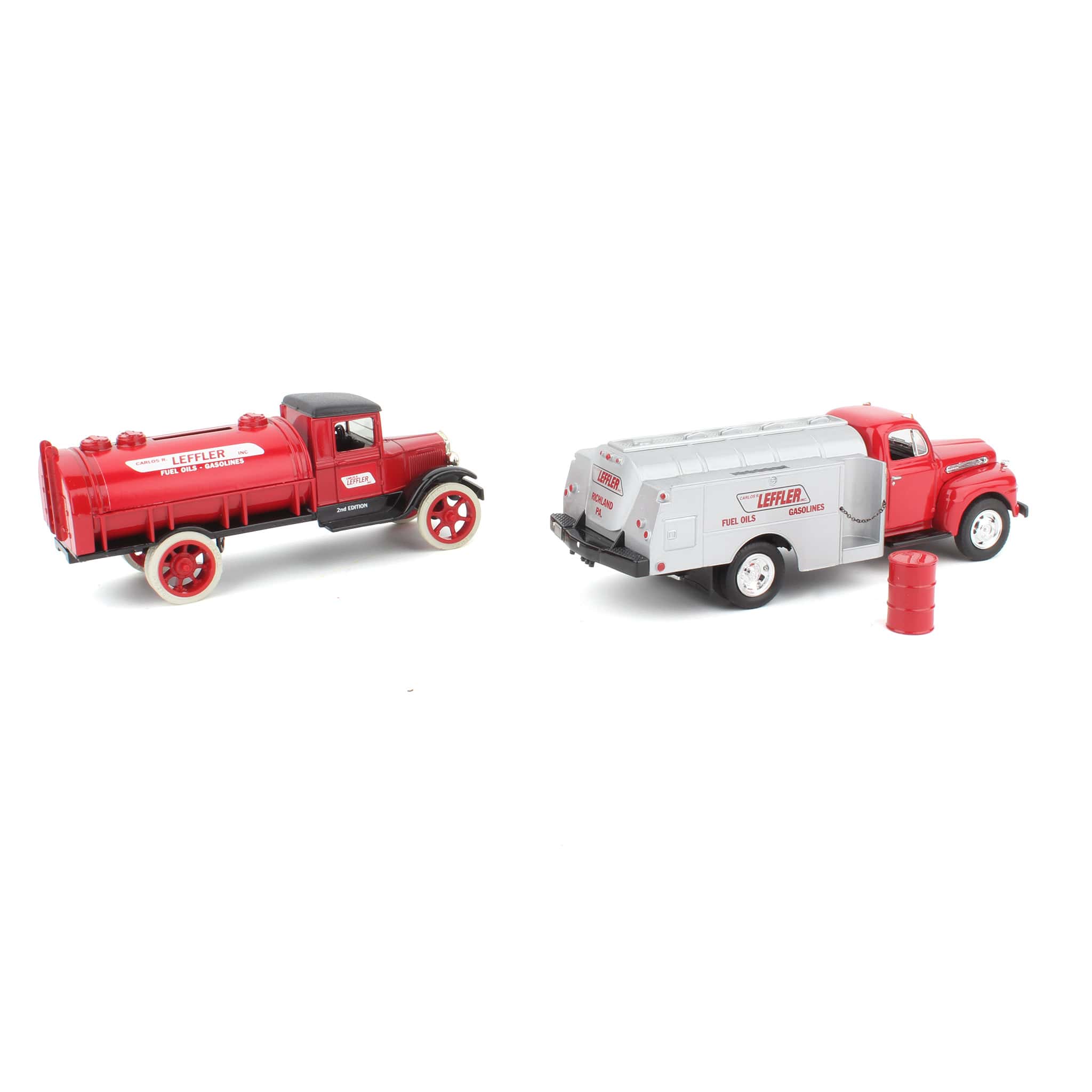 Lot of (2) 1/34 Carlos Leffler Tanker Truck Banks - Image 2