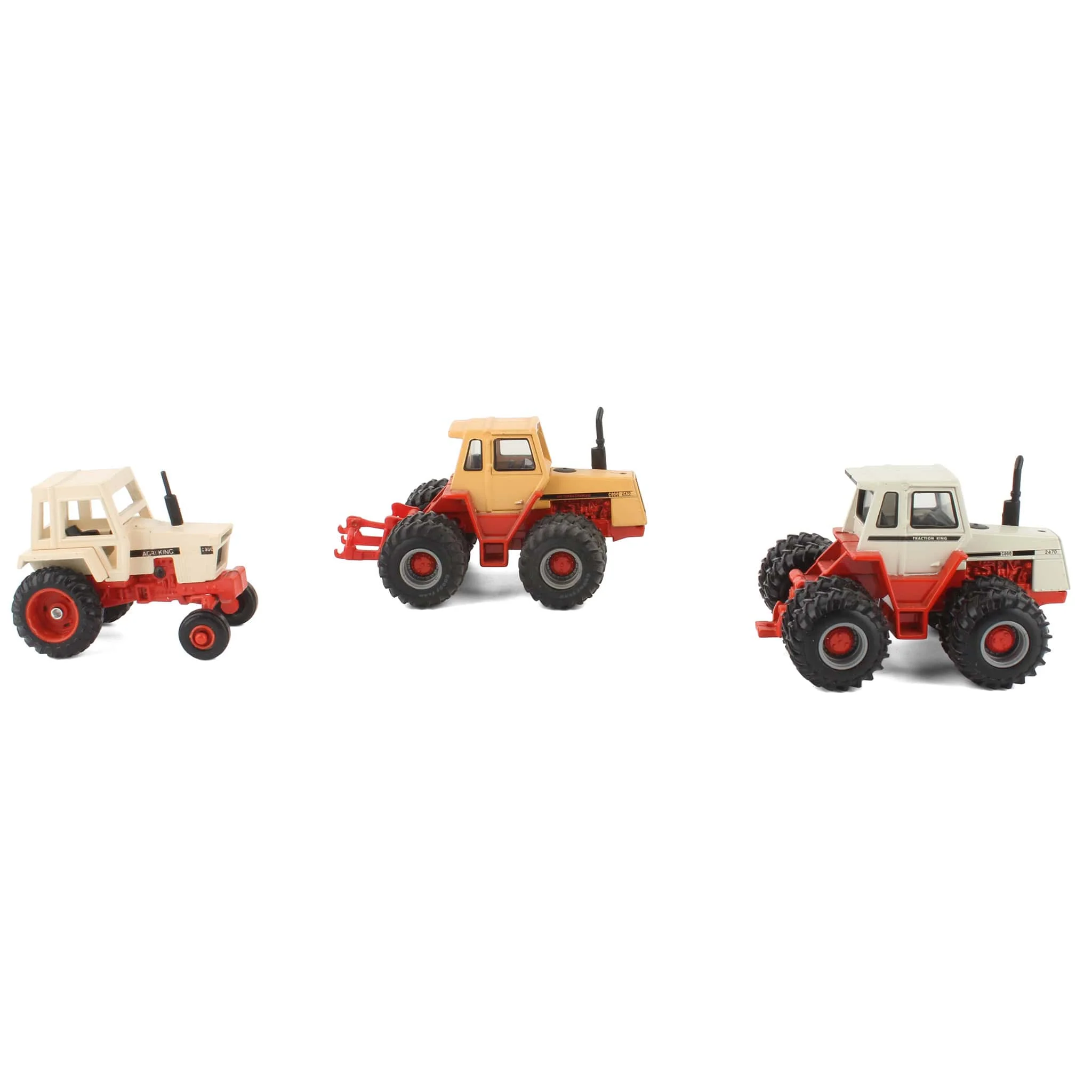 Lot of (2) 1/64 Case 2470 Tractors with Duals and (1) 1/64 Case Agri King Tractor by ERTL - Image 2