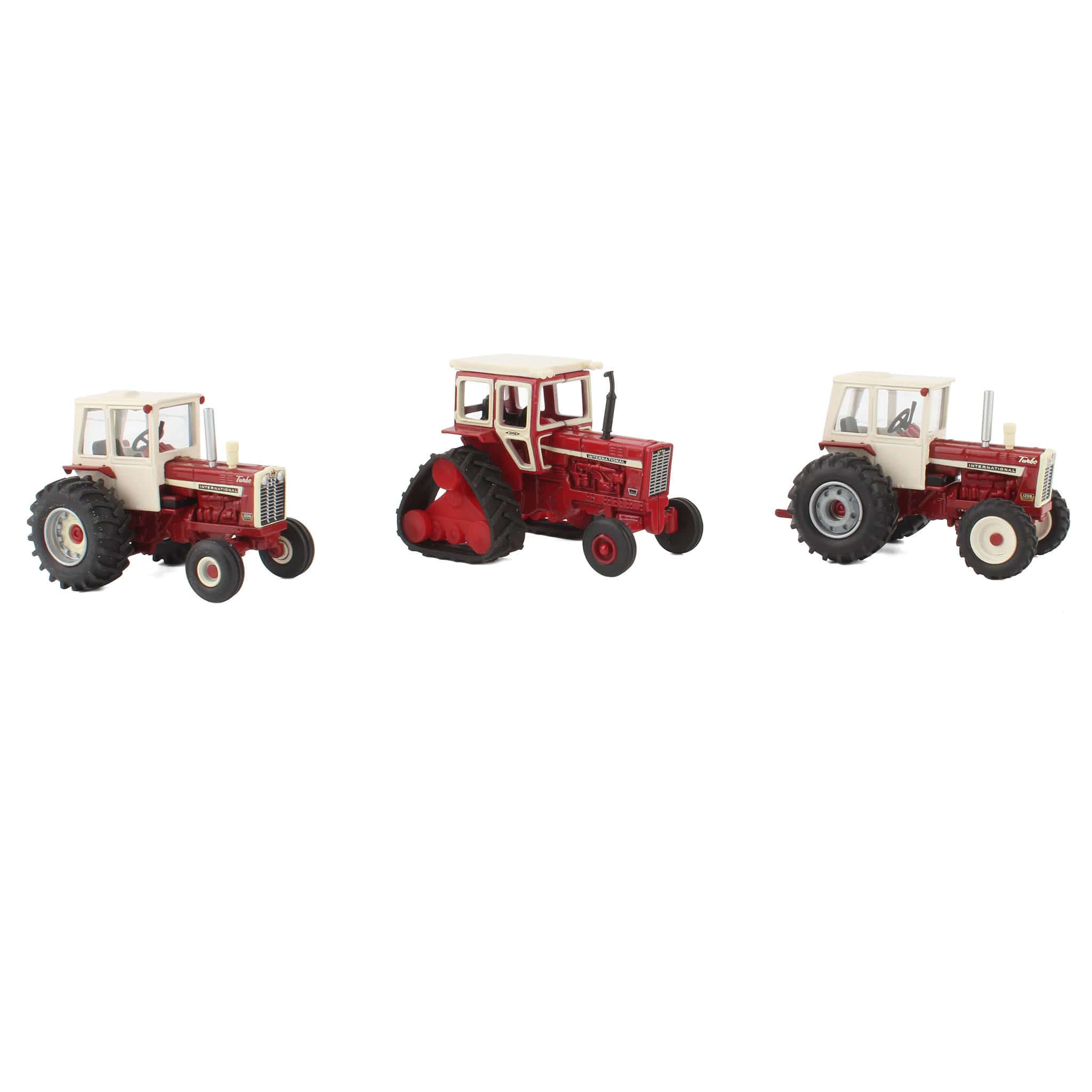 Lot of (2) 1/64 Case International 1206 Tractors and (1) 1/64 Case International 856 Tractor by ERTL - Image 2