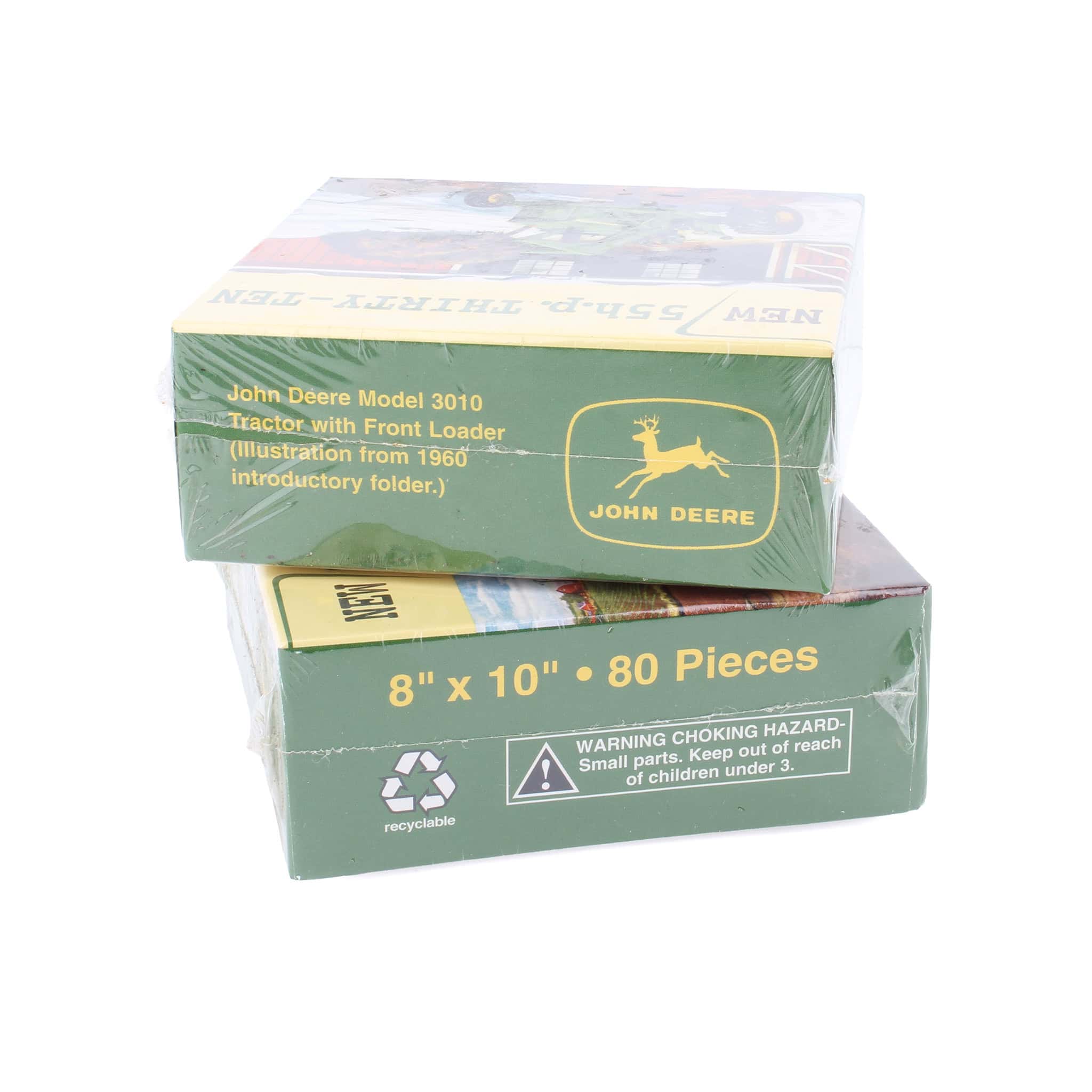 Lot of 2 John Deere 80 Piece Putt Putt Puzzles, Model 3010 & 4010 - Image 2