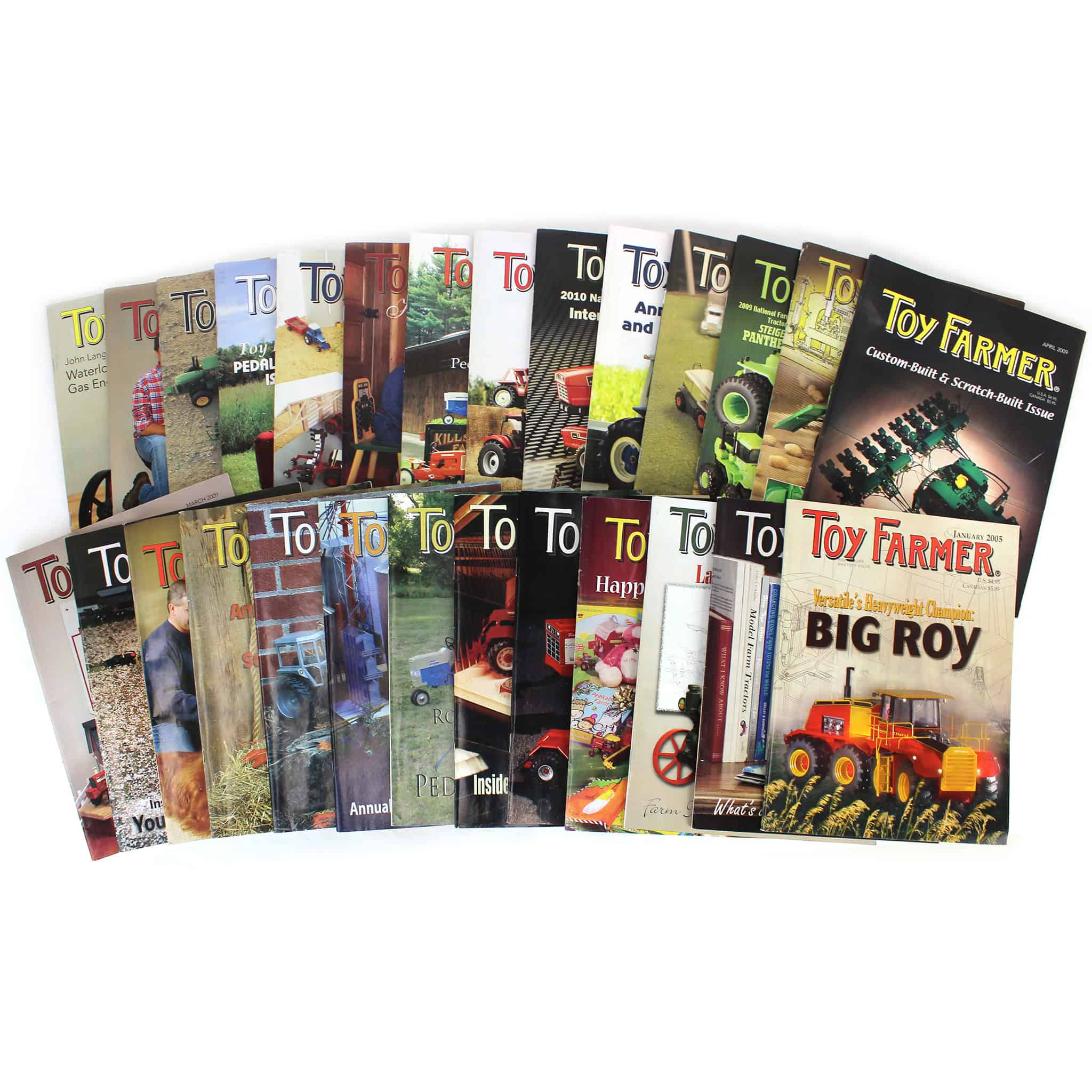 Lot of (27) 2005 - 2011 Toy Farmer Magazines