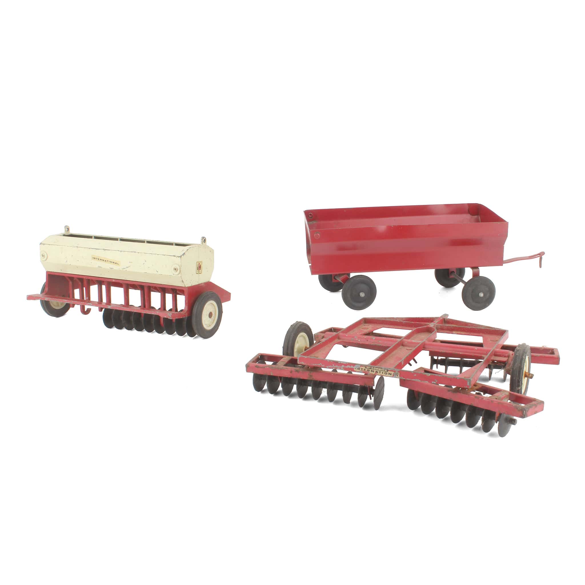 Lot of (3) 1/16 Red Farm Implements - Image 2