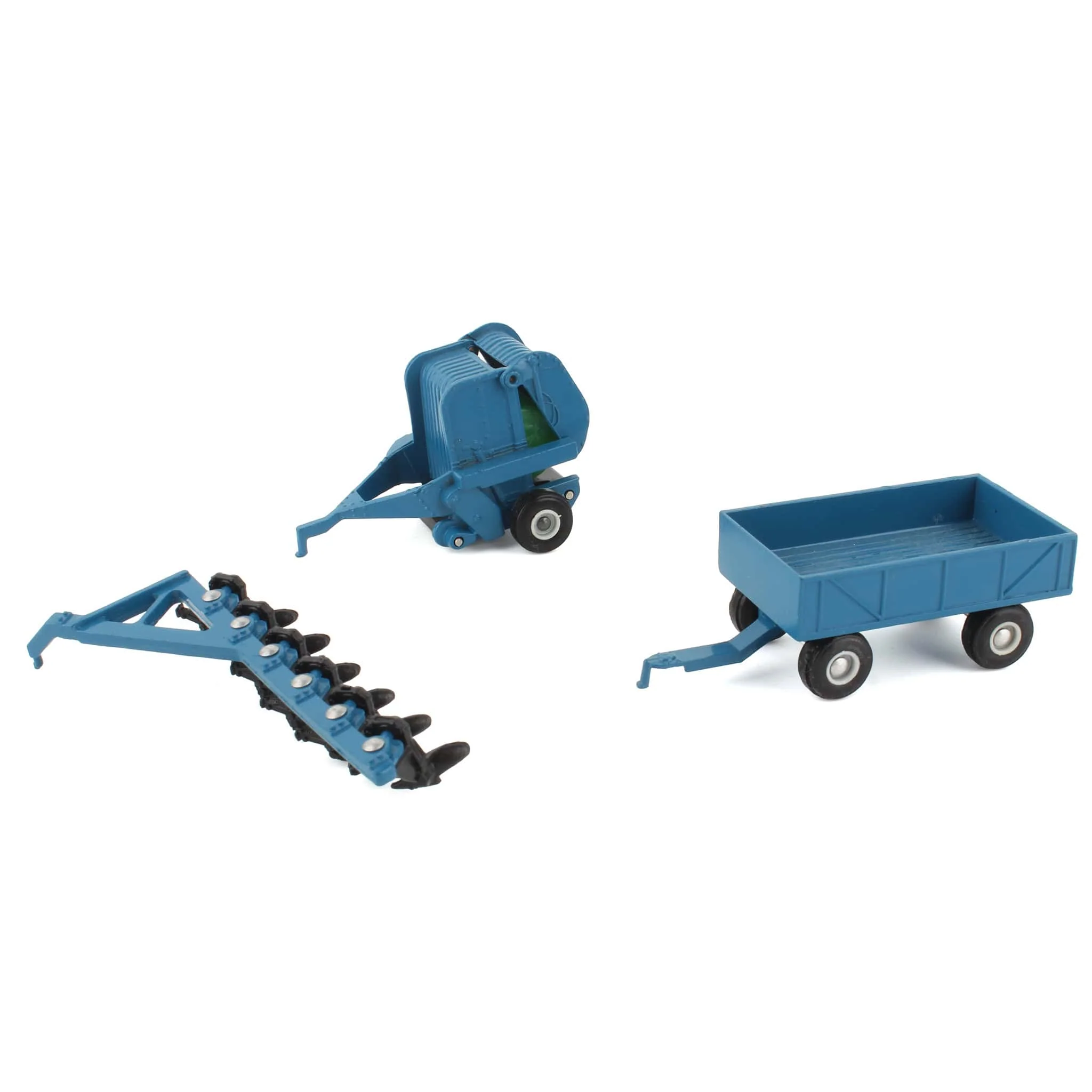 Lot of (3) 1/64 Blue Farming Implements by ERTL