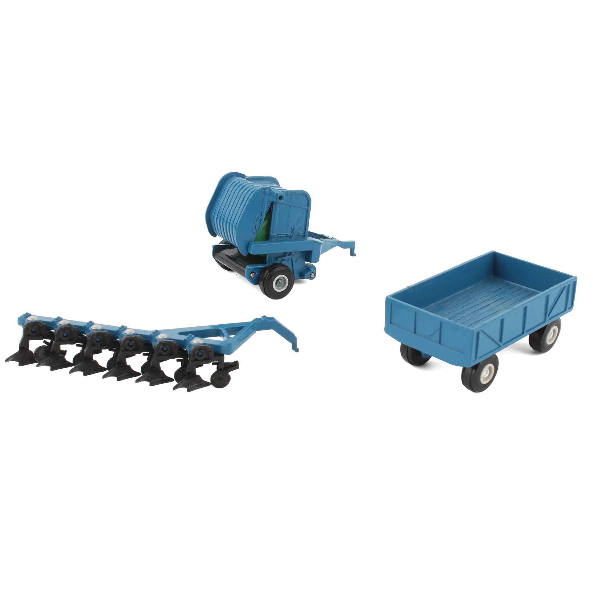 Lot of (3) 1/64 Blue Farming Implements by ERTL - Image 2