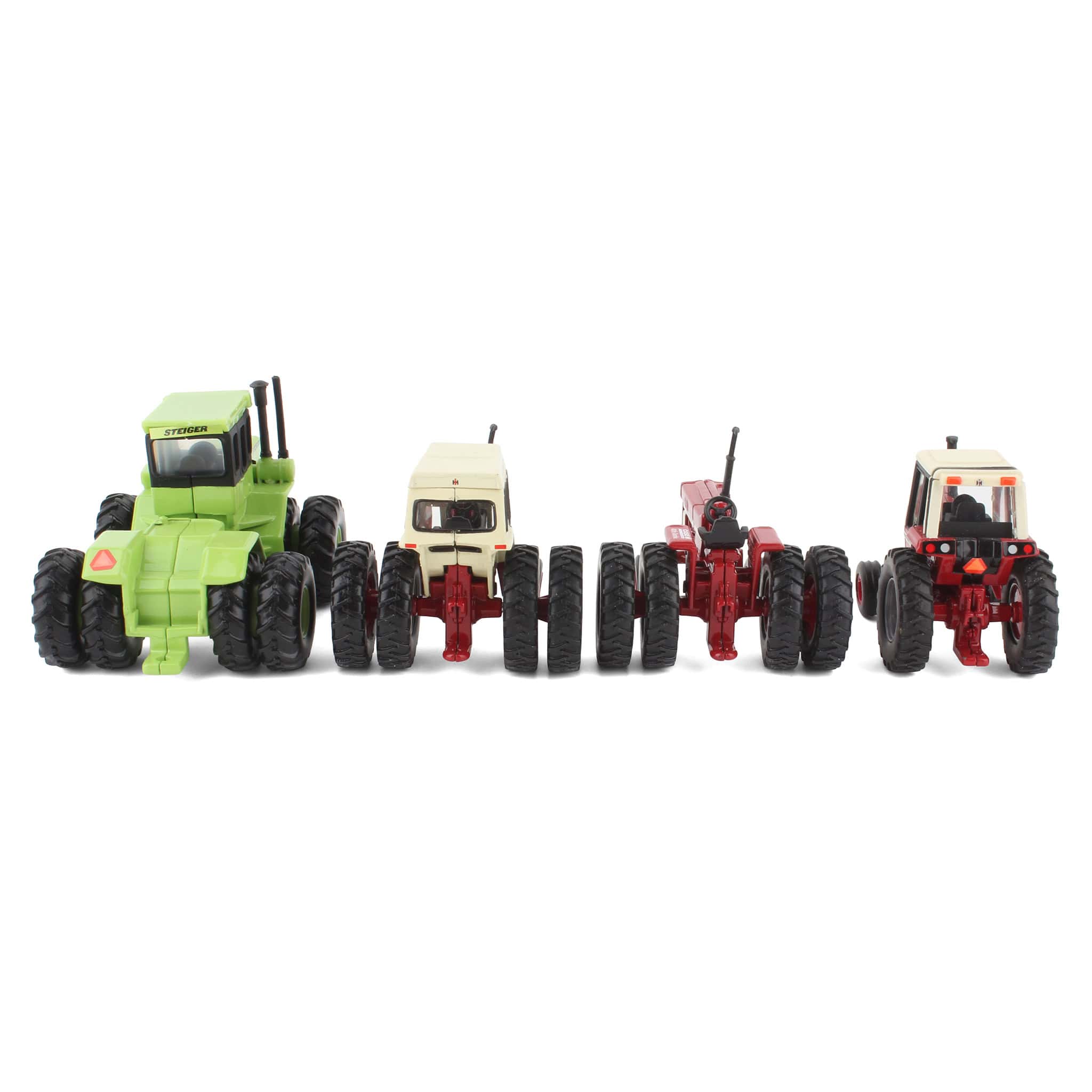 Lot of (3) 1/64 Case International Tractors and (1) 1/64 Steiger Panther Tractor by ERTL - Image 3