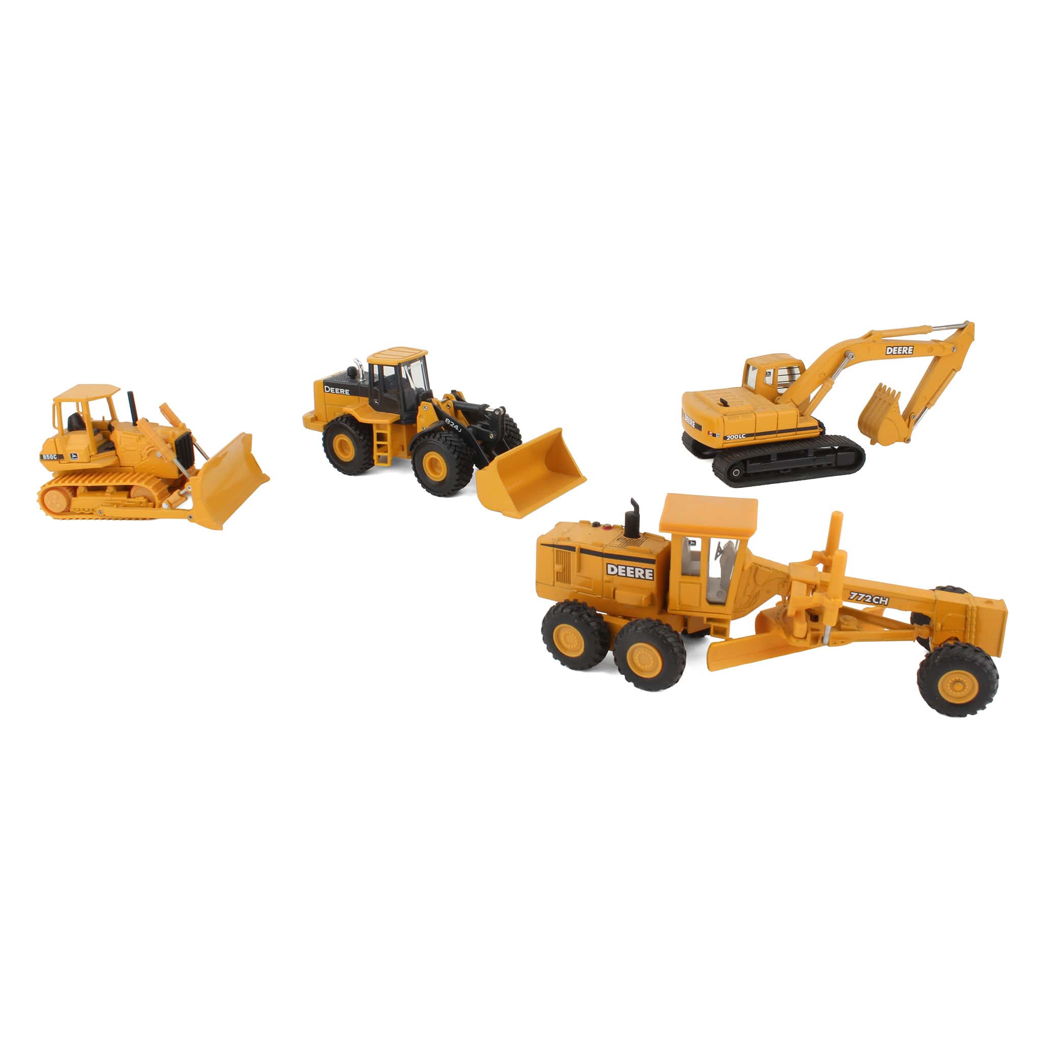Lot of (4) 1/50 John Deere Heavy Construction Equipment by ERTL - Image 2