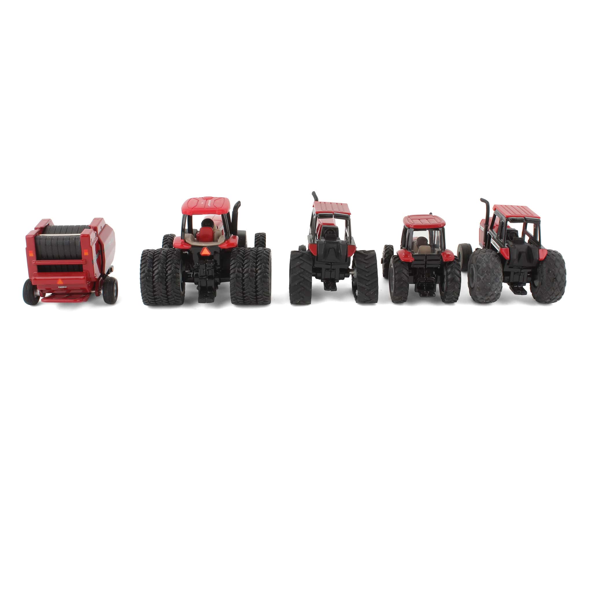 Lot of (4) 1/64 Case IH Tractors and (1) 1/64 Case IH Baler by ERTL - Image 3